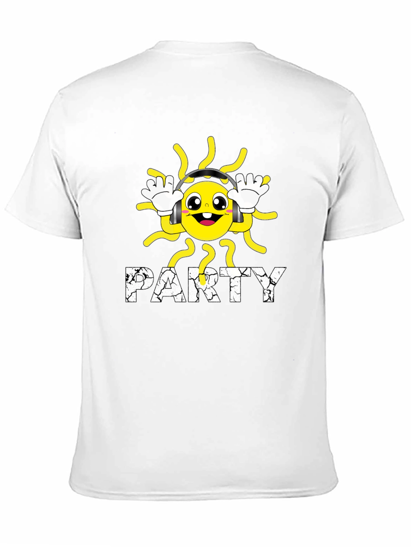 Party Sun Black T-Shirt