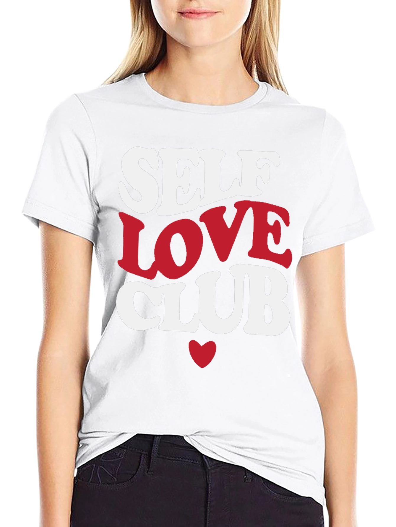 Self Love Club Black Graphic Tee