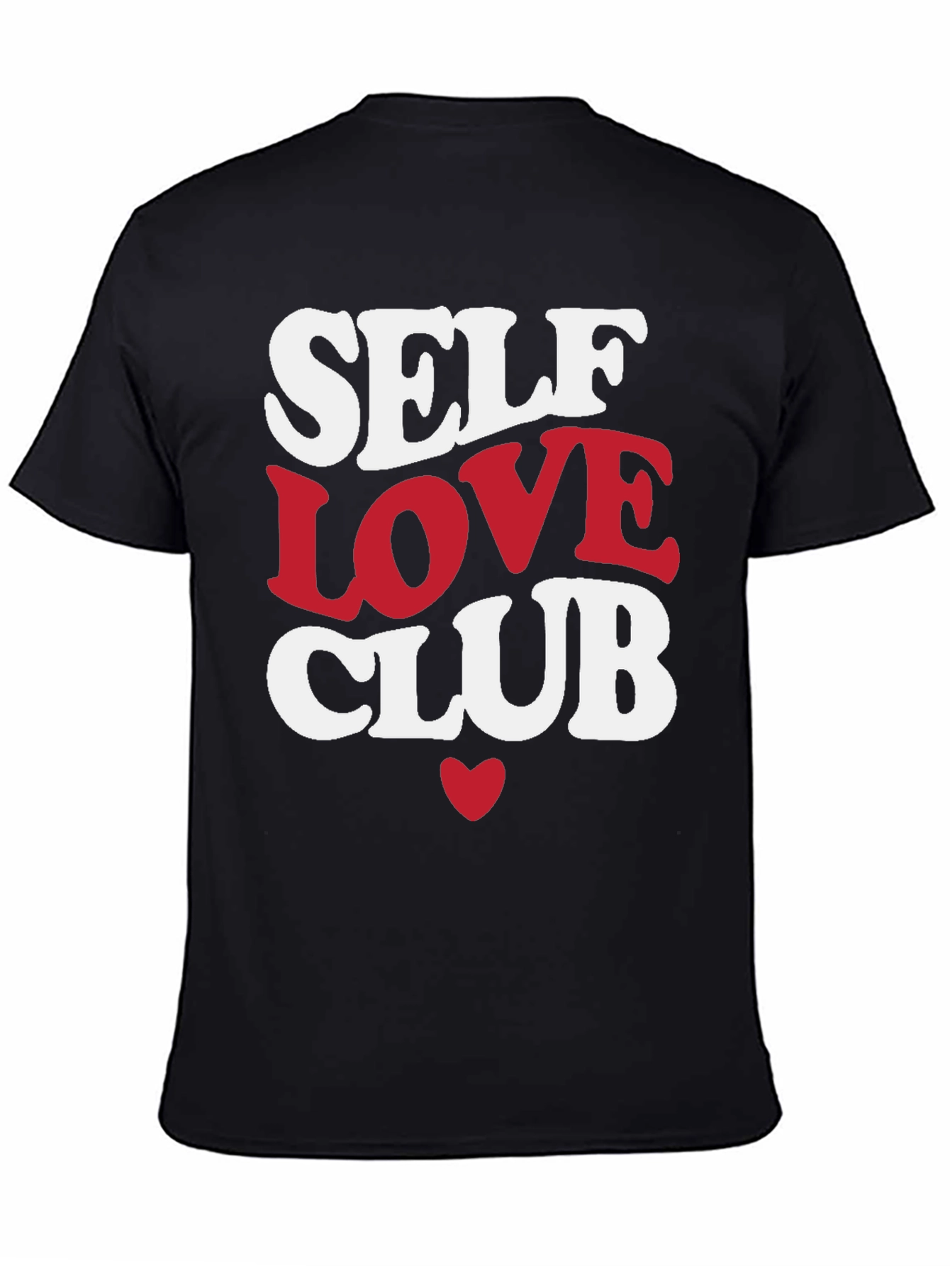 Self Love Club Black Graphic Tee