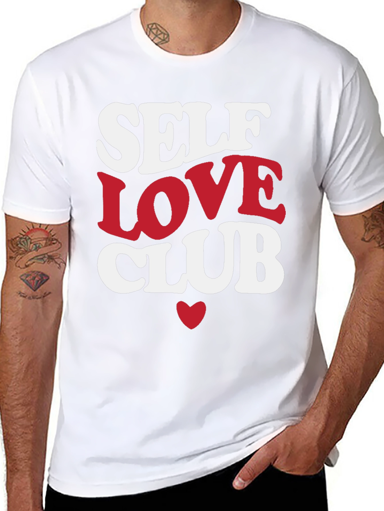 Self Love Club Black Graphic Tee