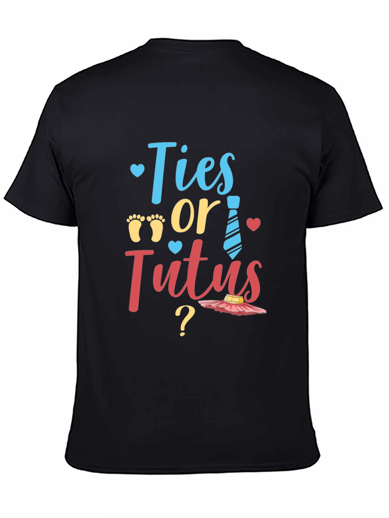 Ties or Tutus Gender Reveal T-Shirt