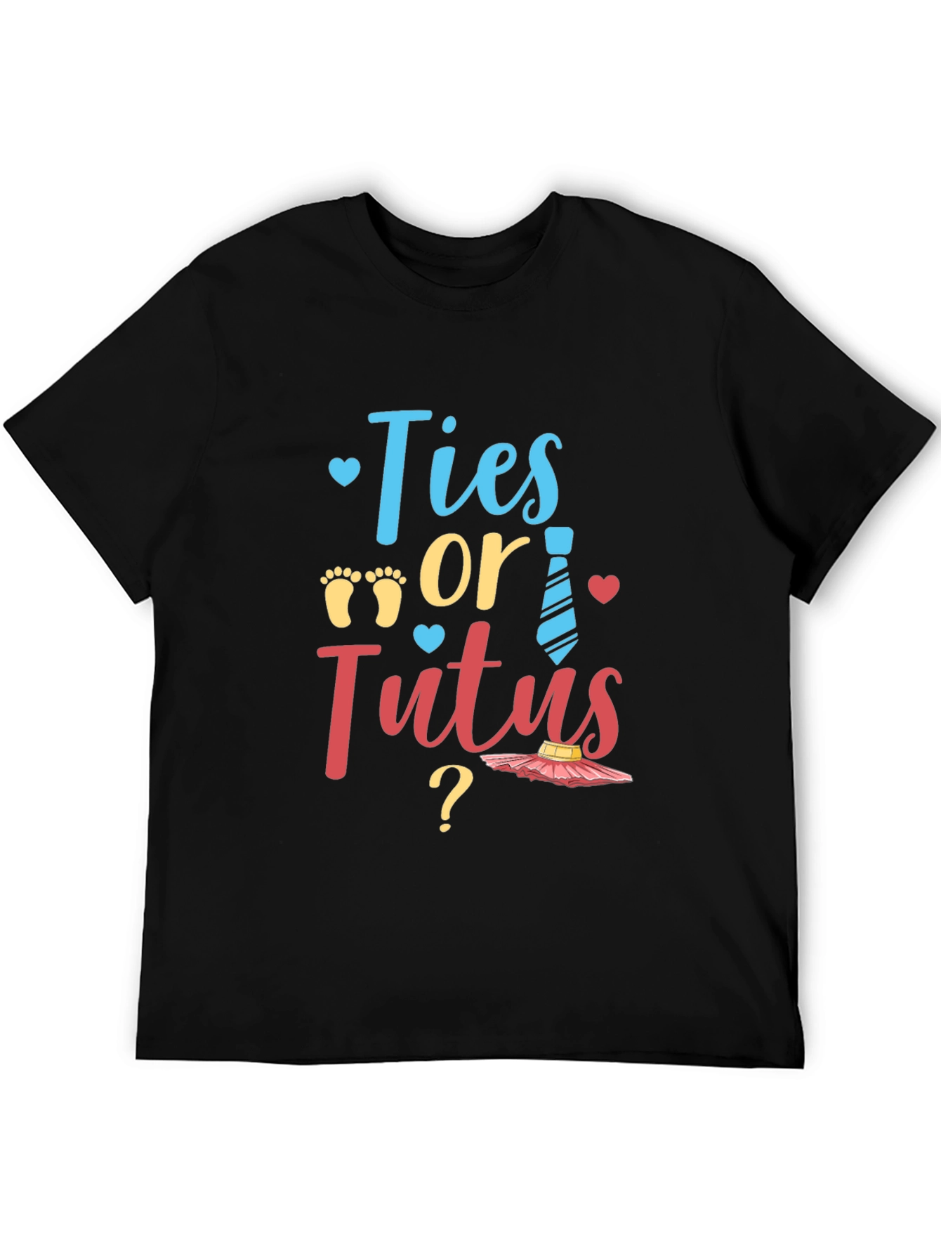 Ties or Tutus Gender Reveal T-Shirt