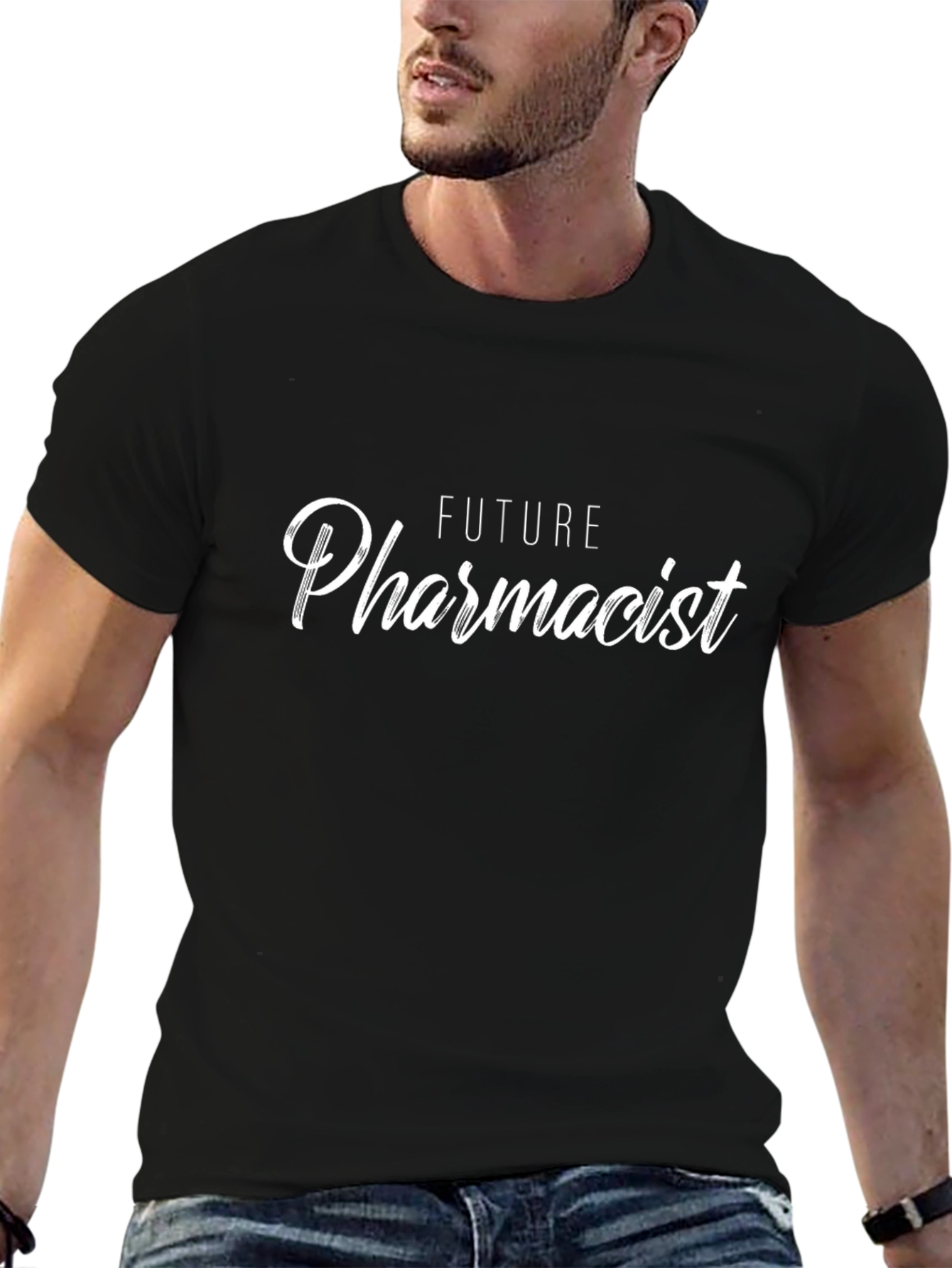 Future Pharmacist Black T-Shirt