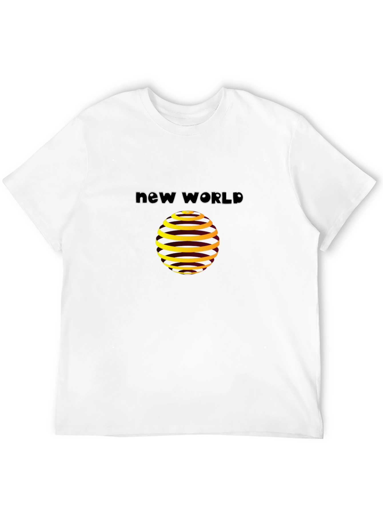 New World Graphic Black T-Shirt