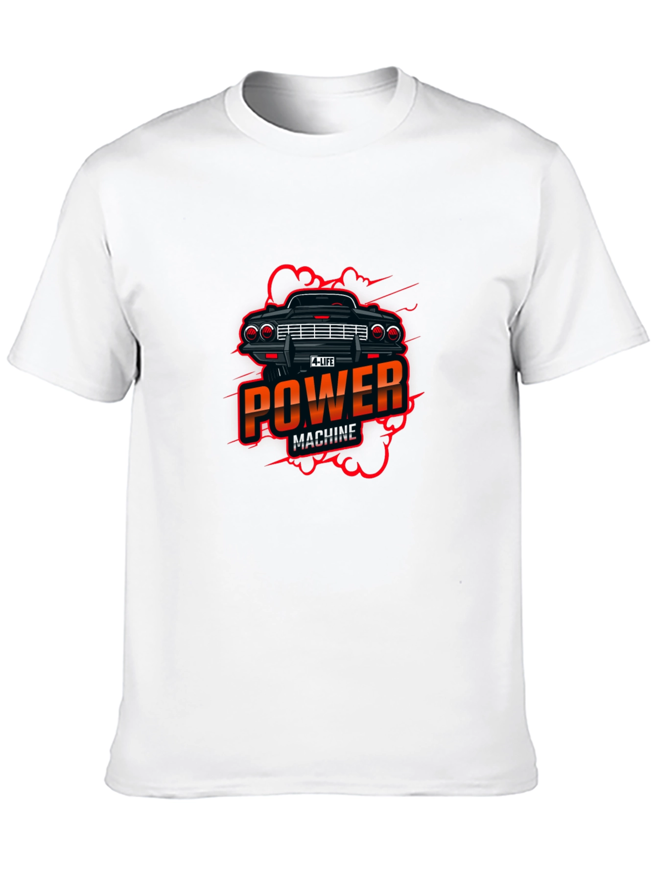Power Machine Graphic Black T-Shirt