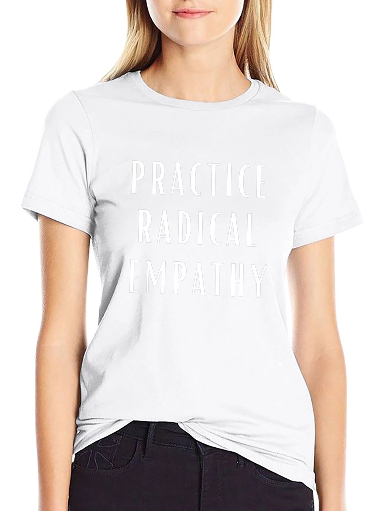 Practice Radical Empathy Graphic Tee - Black