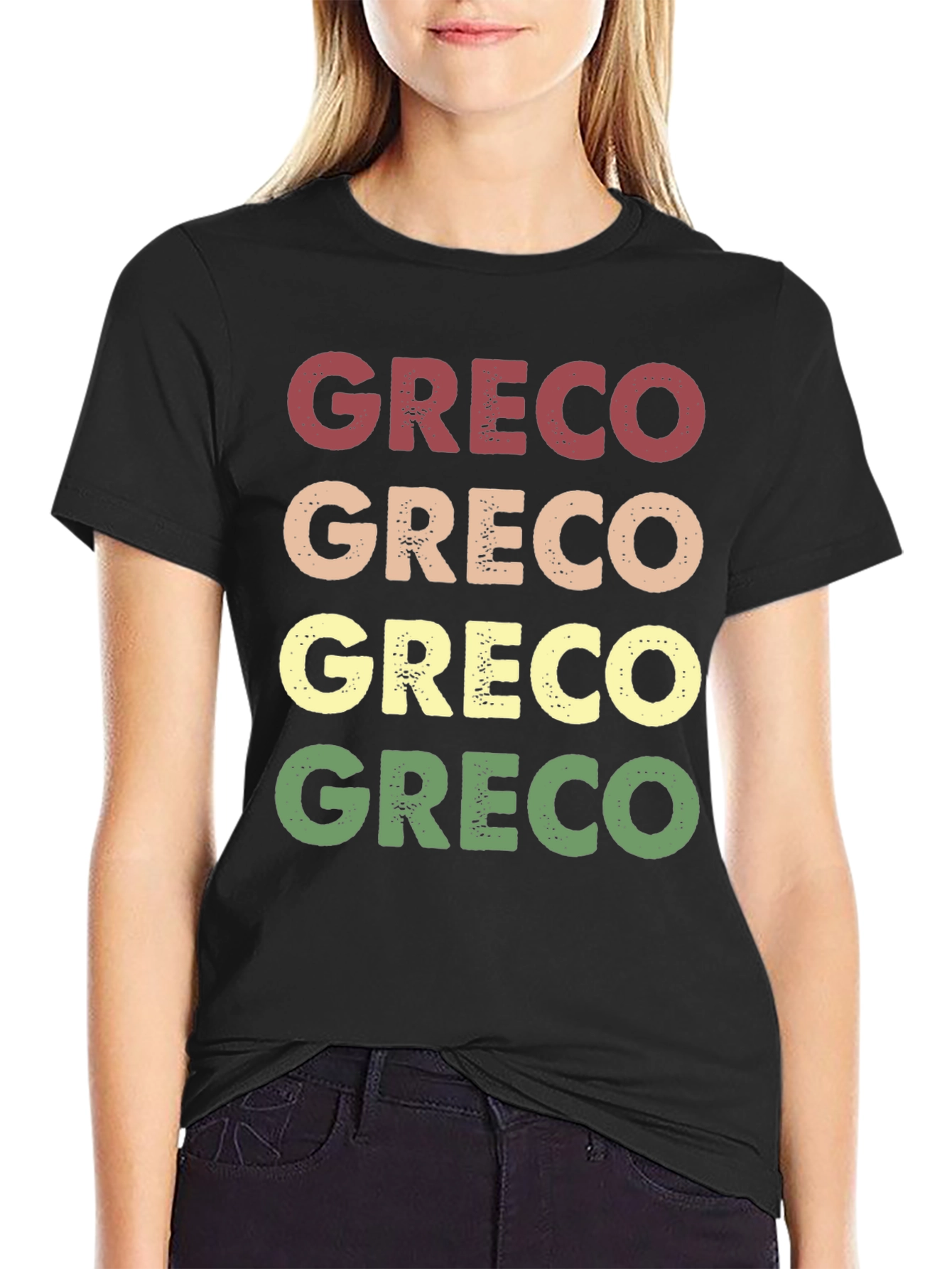 Greco Retro T-Shirt - Comfortable Graphic Tee