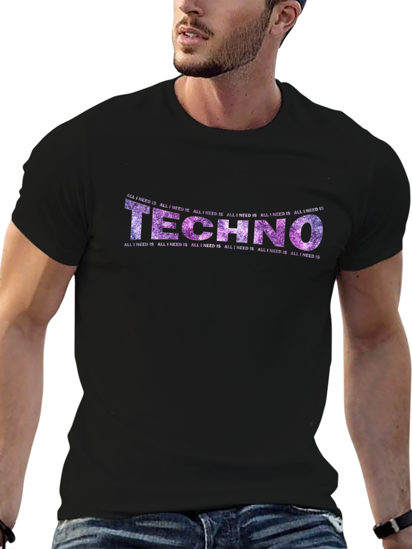 Techno Galaxy T-Shirt: Music Lover Tee