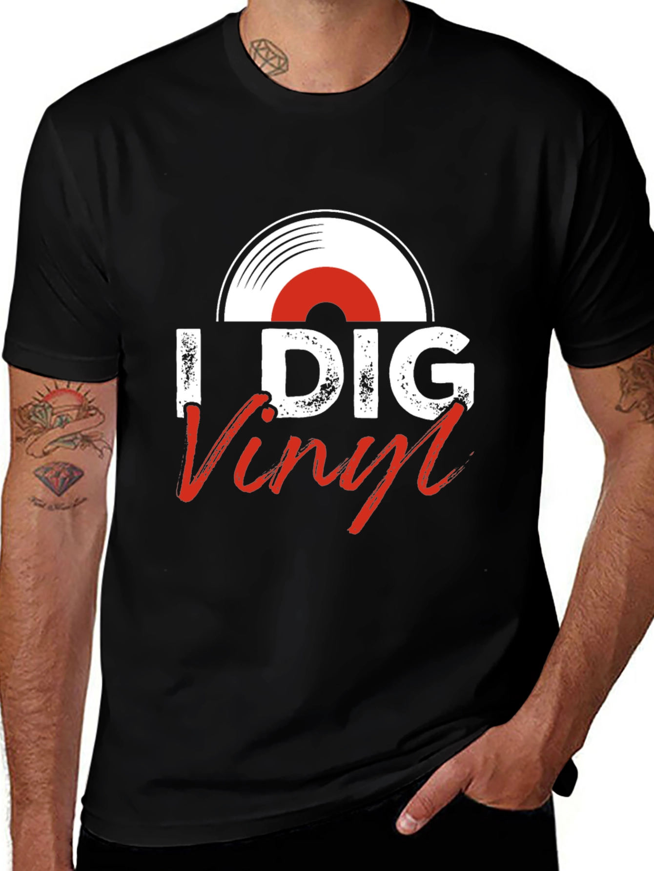 I Dig Vinyl Graphic T-Shirt