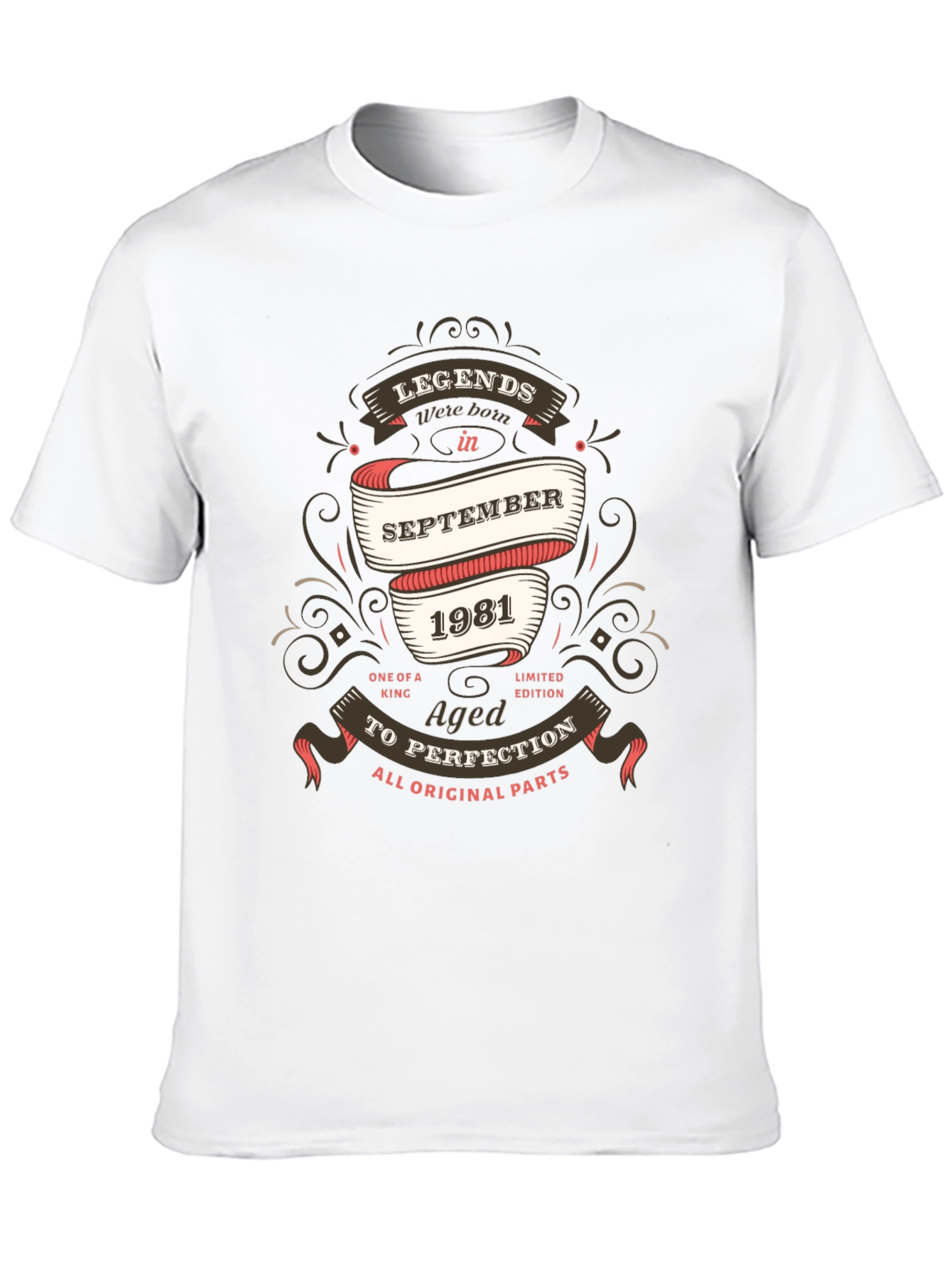 Legends Born in September 1981 T-Shirt