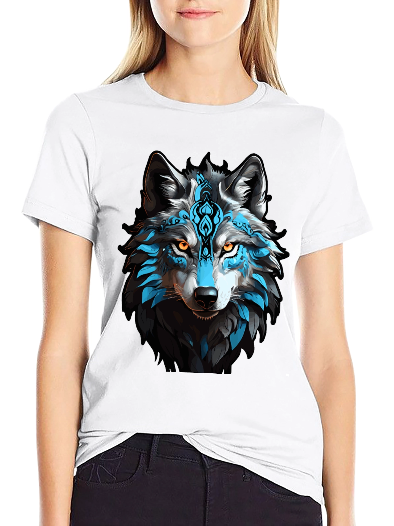 Wolf Graphic Tee - Black T-Shirt