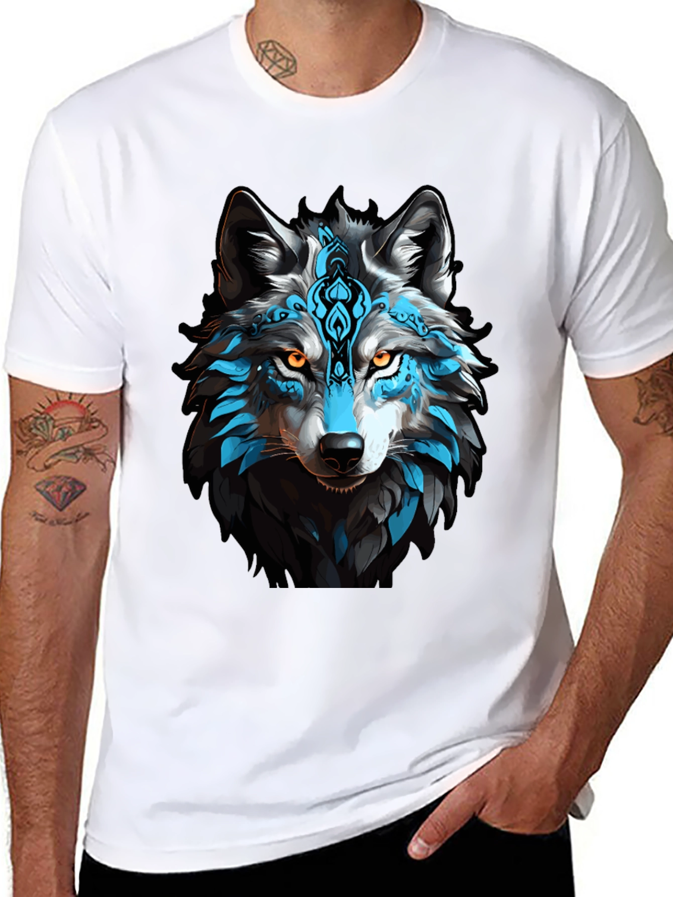 Wolf Graphic Tee - Black T-Shirt