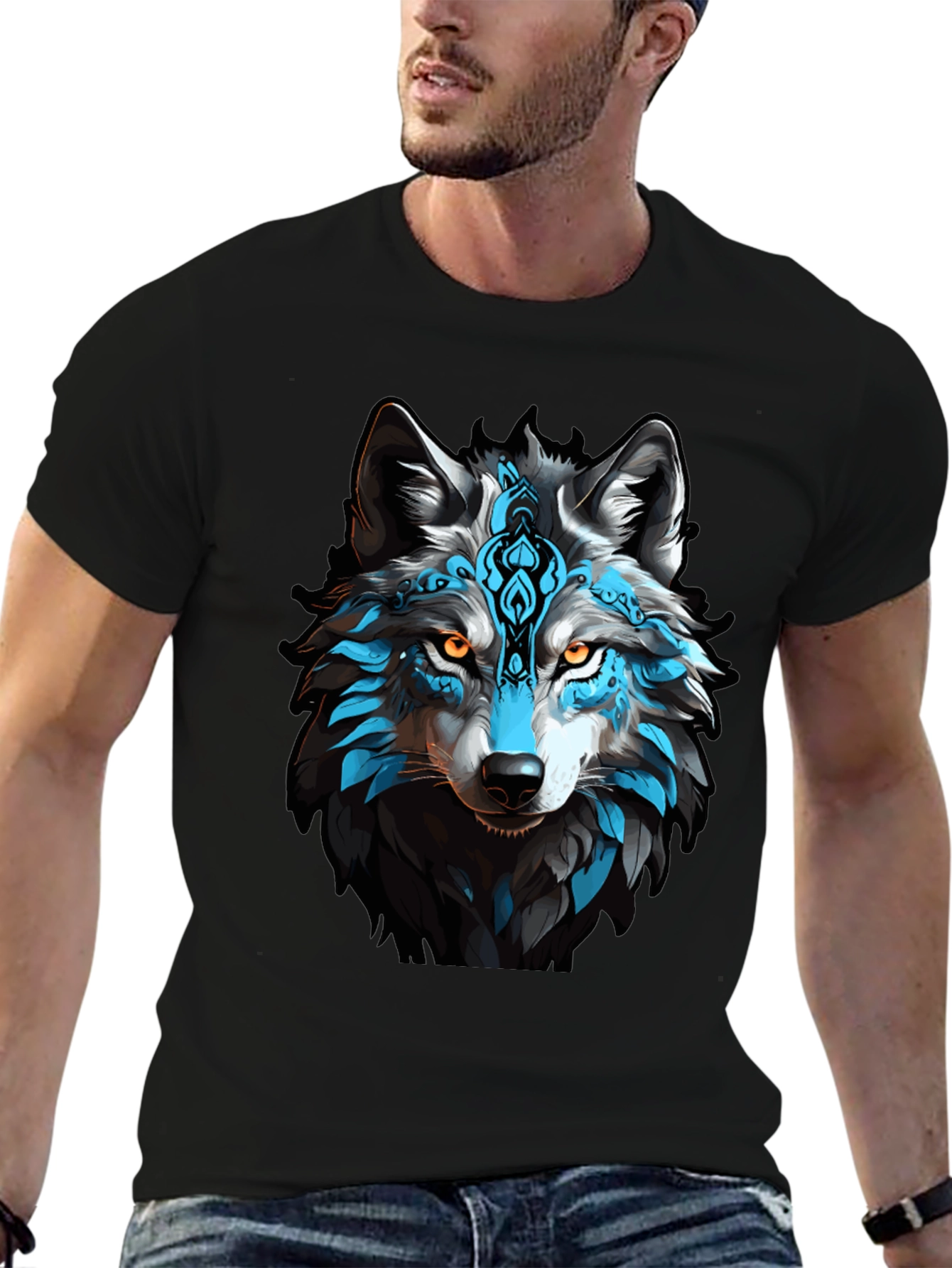 Wolf Graphic Tee - Black T-Shirt
