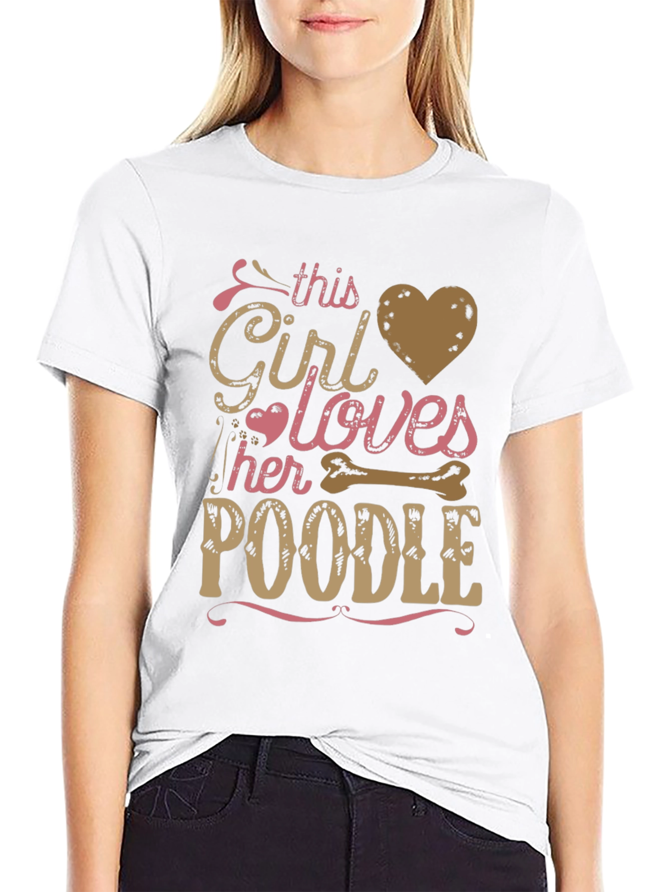 This Girl Loves Her Poodle T-Shirt
