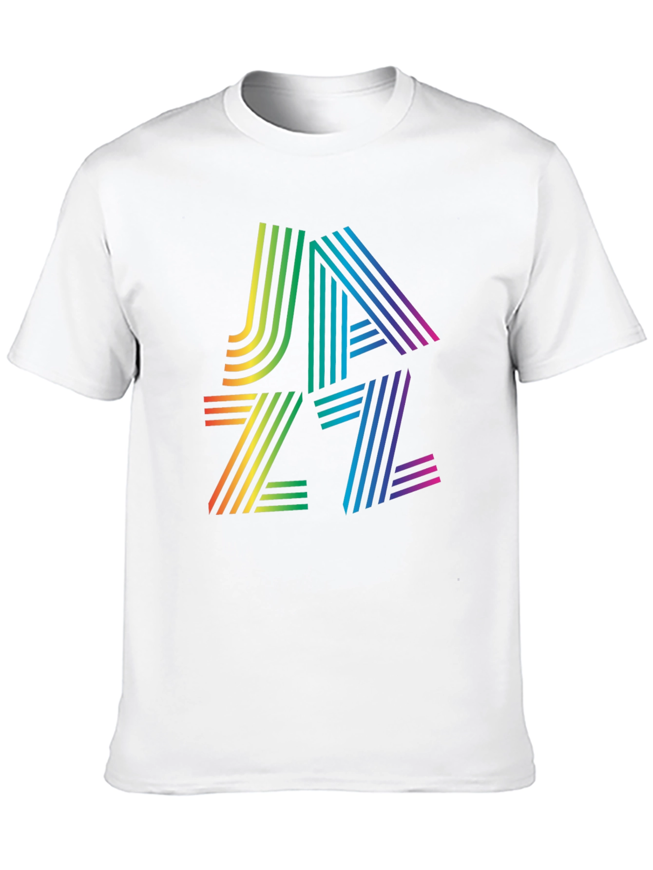 Rainbow Jazz Graphic T-Shirt - Cool & Stylish