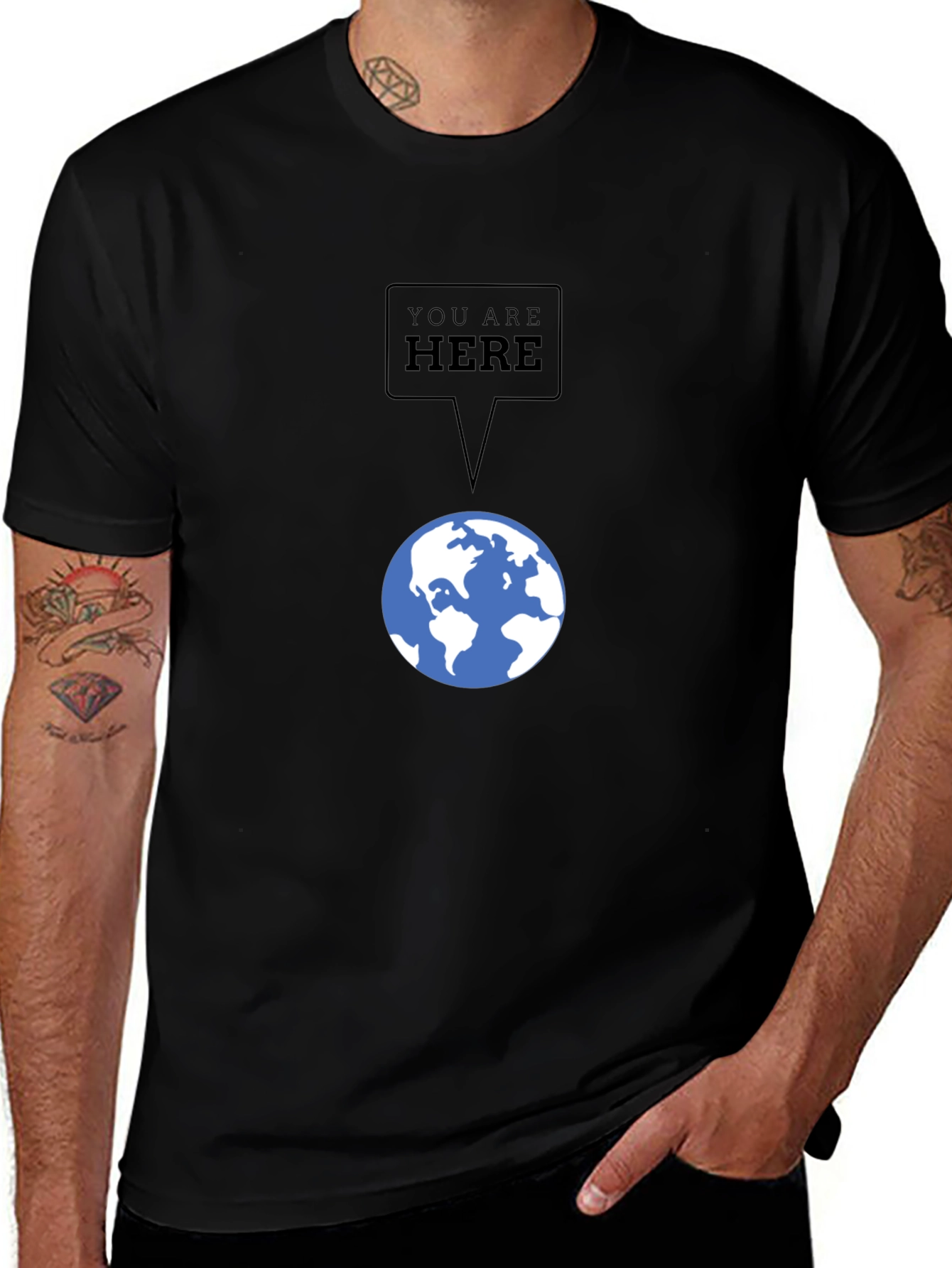 You Are Here Earth T-Shirt