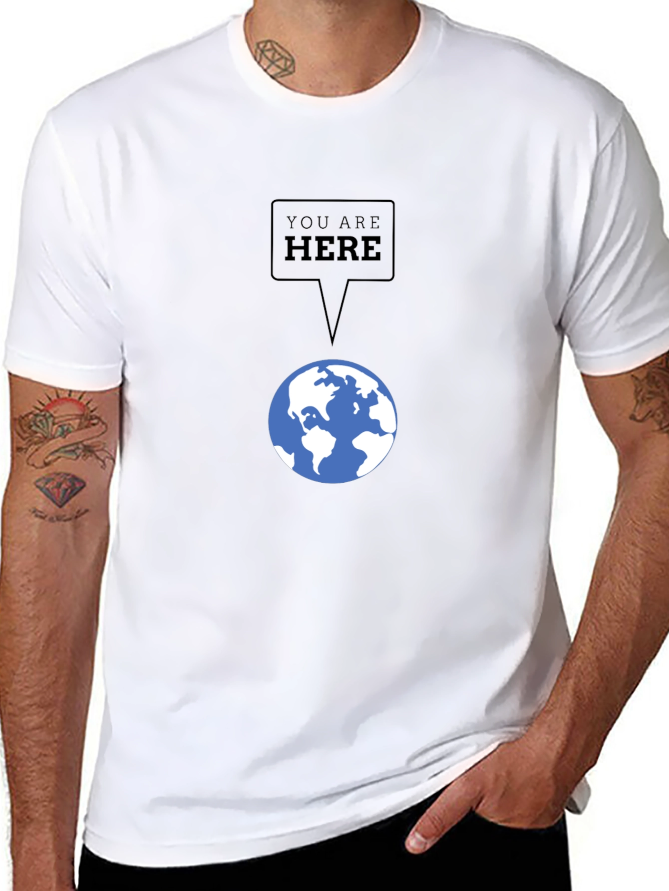 You Are Here Earth T-Shirt