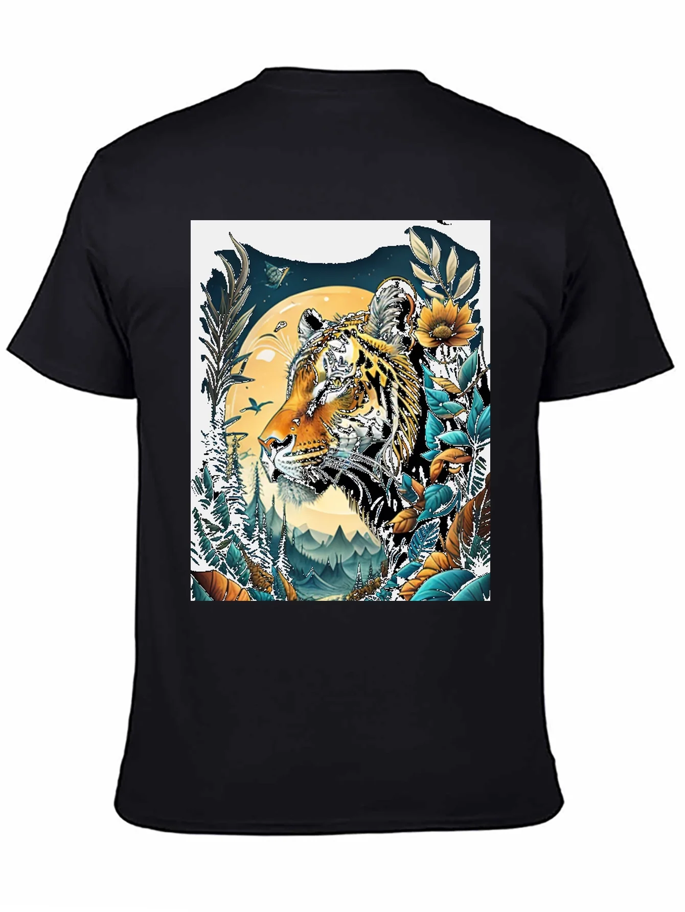 Tiger Graphic Tee - Nature Inspired Design