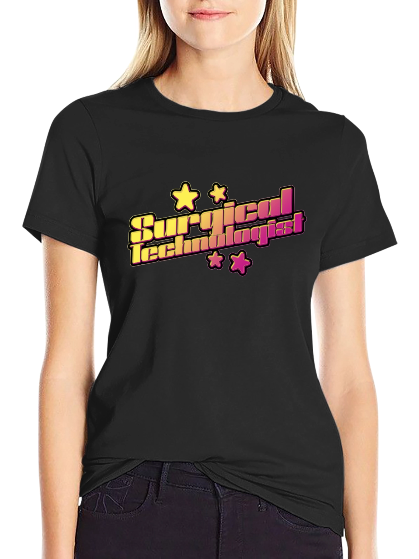 Surgical Technologist Graphic Tee - Black