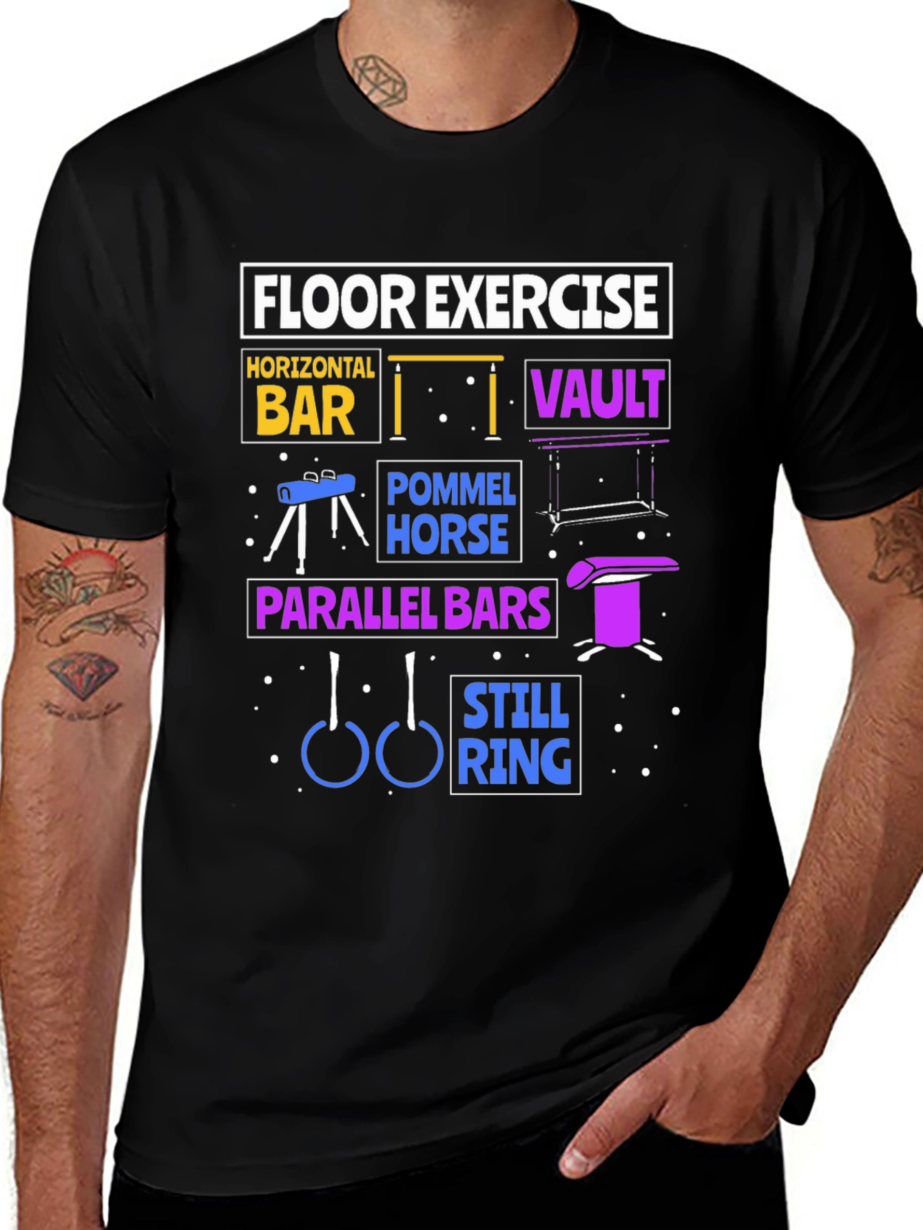 Gymnastics Floor Exercise T-Shirt