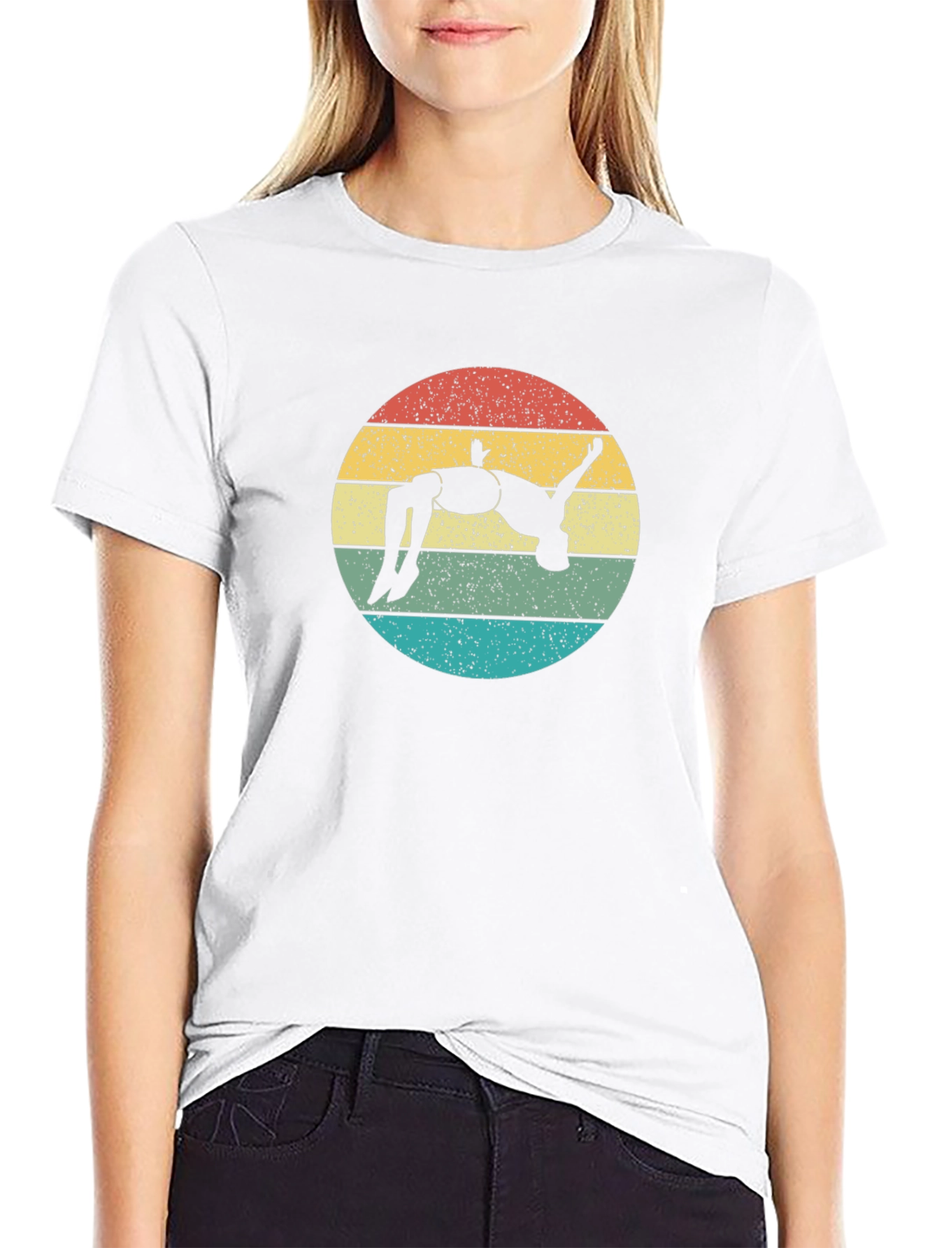 Retro Sunset Acrobat T-Shirt