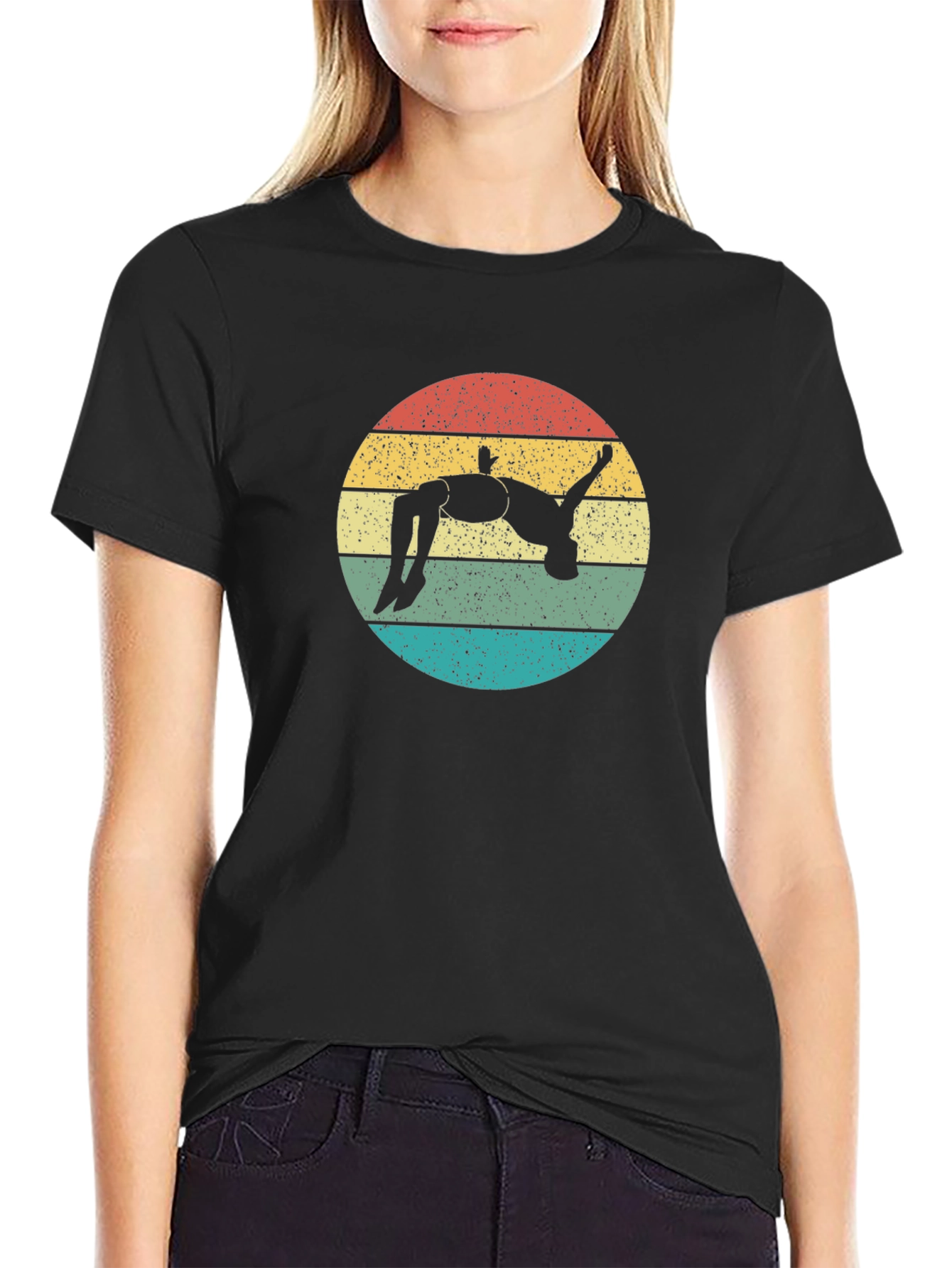 Retro Sunset Acrobat T-Shirt