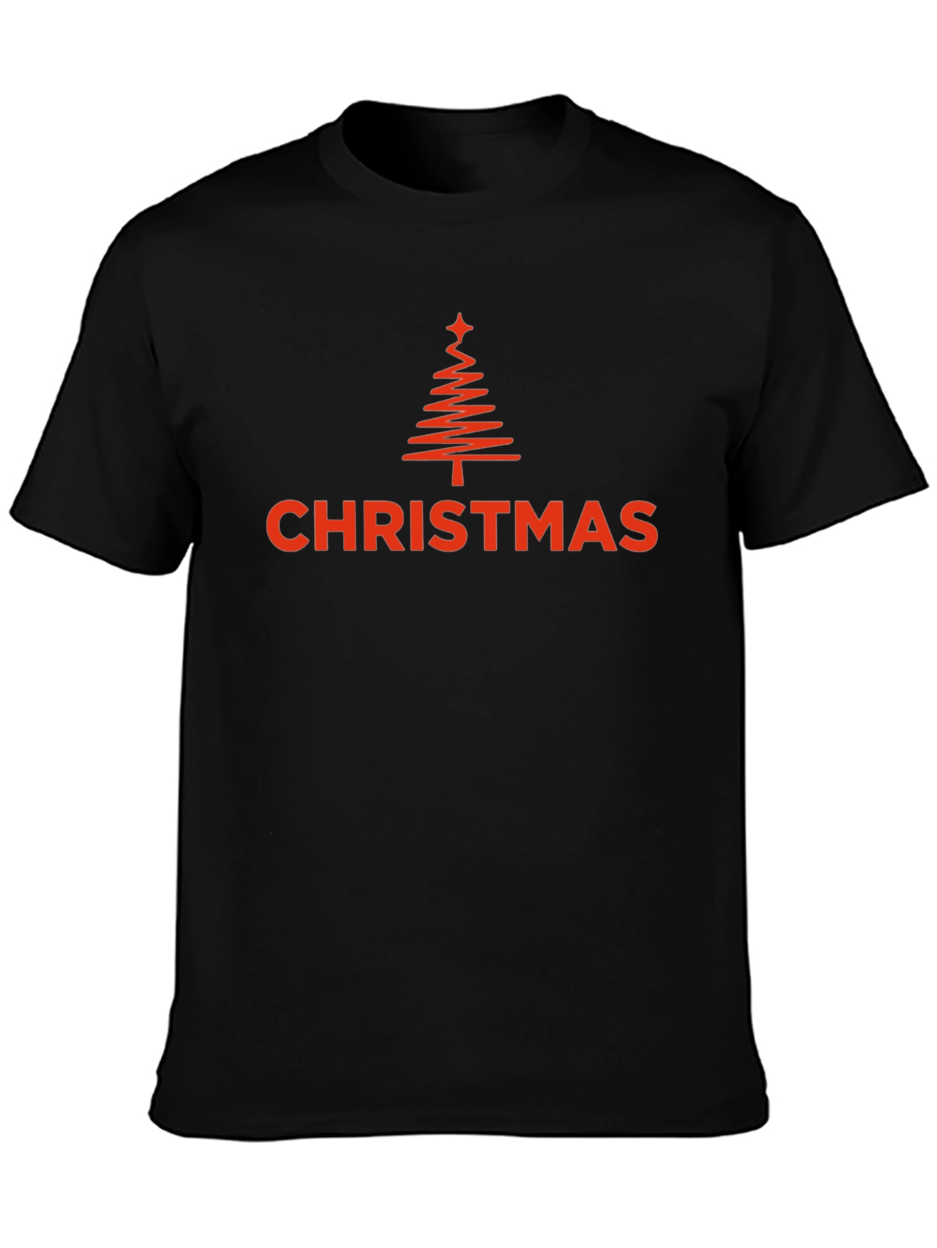 Christmas Tree Graphic Tee - Holiday Festive Shirt