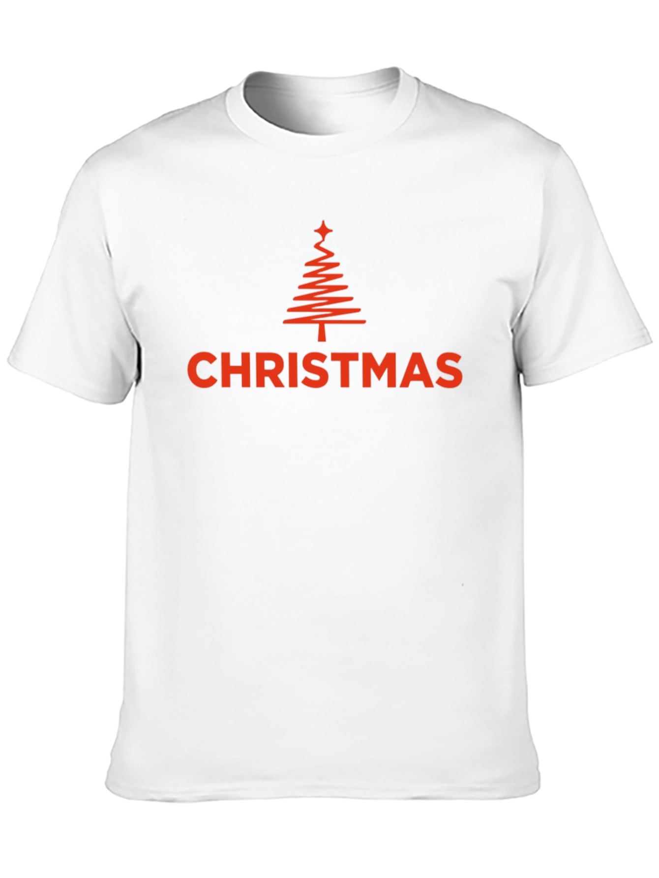 Christmas Tree Graphic Tee - Holiday Festive Shirt