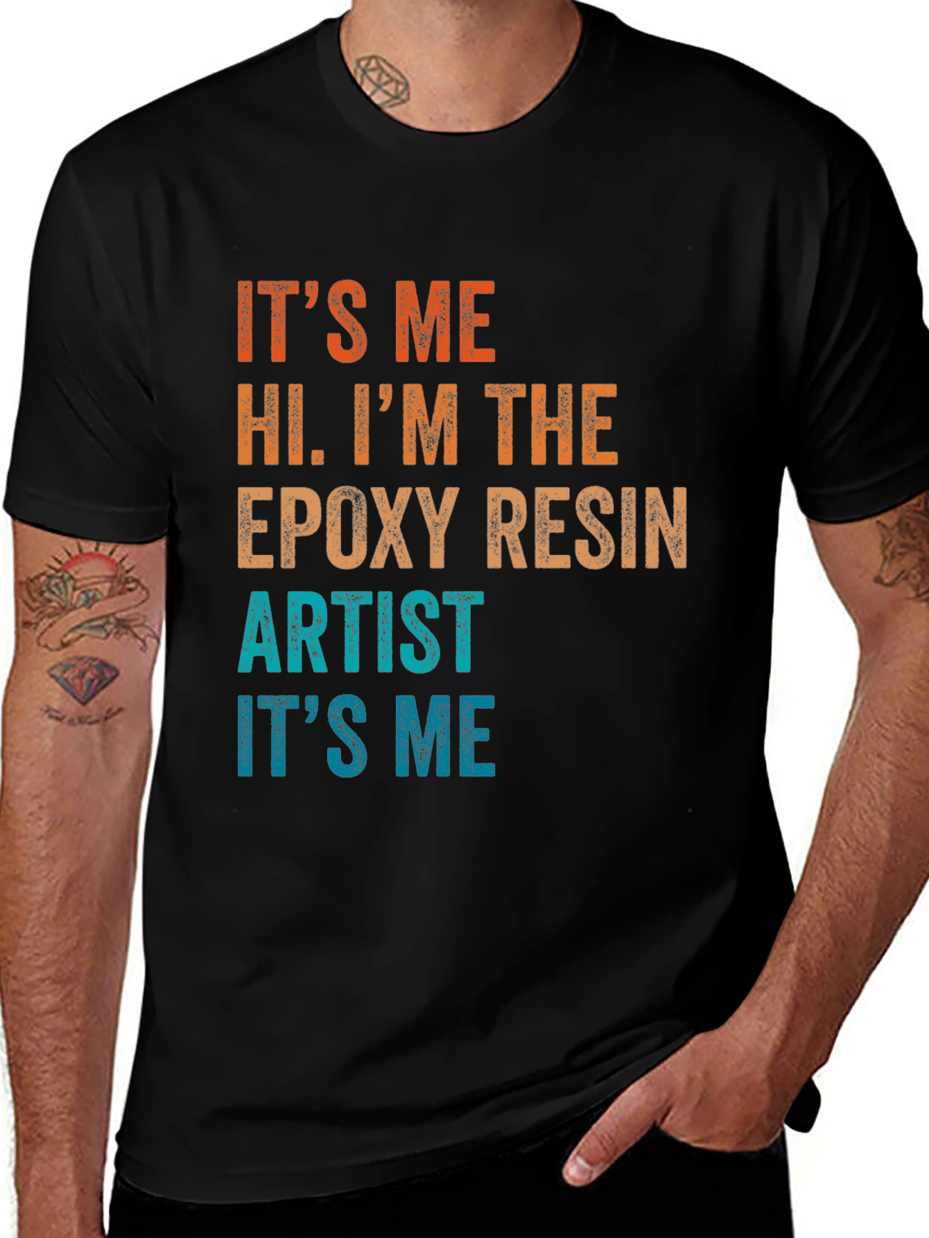 Epoxy Resin Artist T-Shirt Funny Crafting Tee