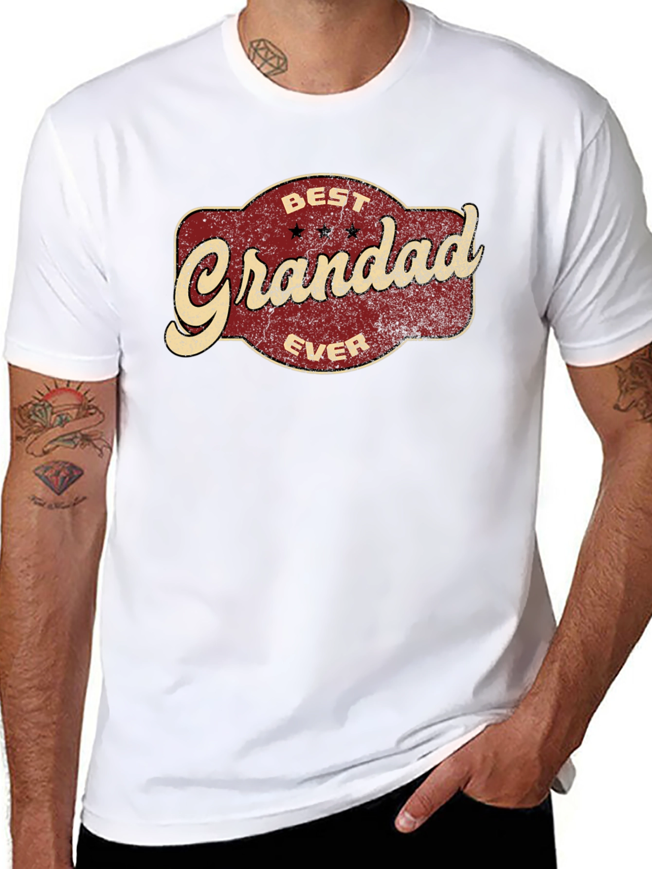 Best Grandad Ever T-Shirt - Gift for Grandpa