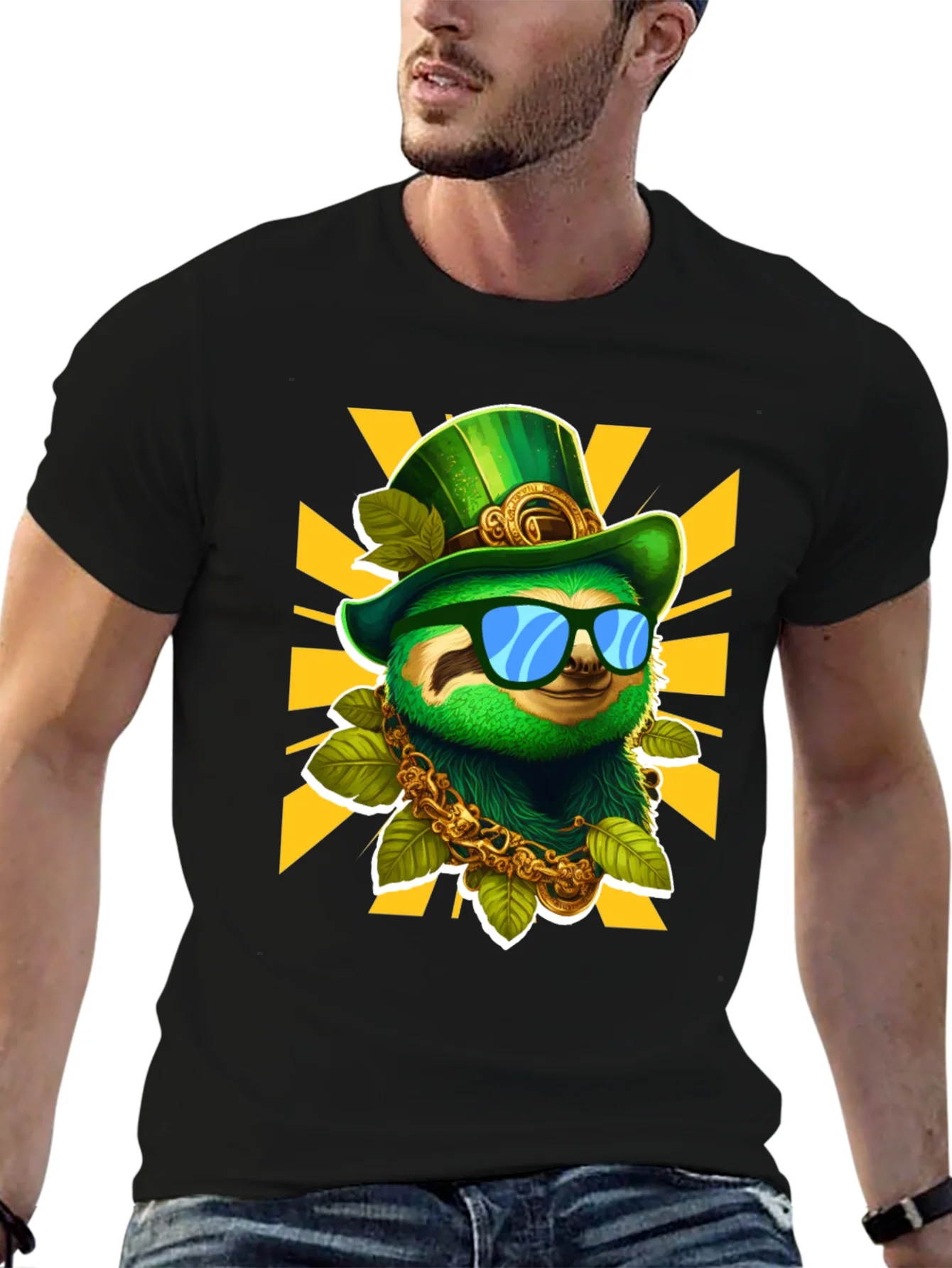 Lucky Sloth St. Patricks Day T-Shirt