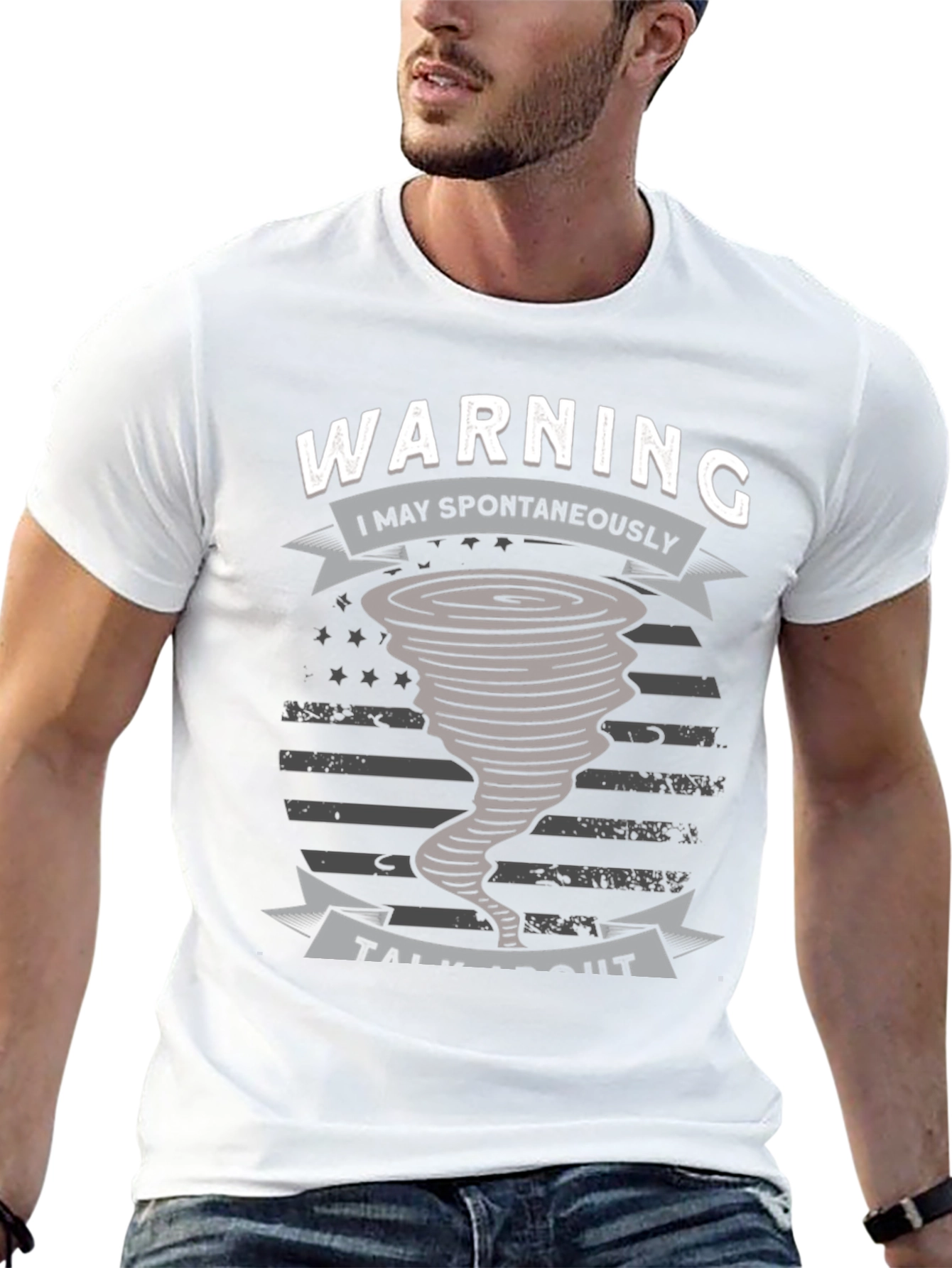 Warning I May Spontaneously Talk About Tornadoes T-Shirt