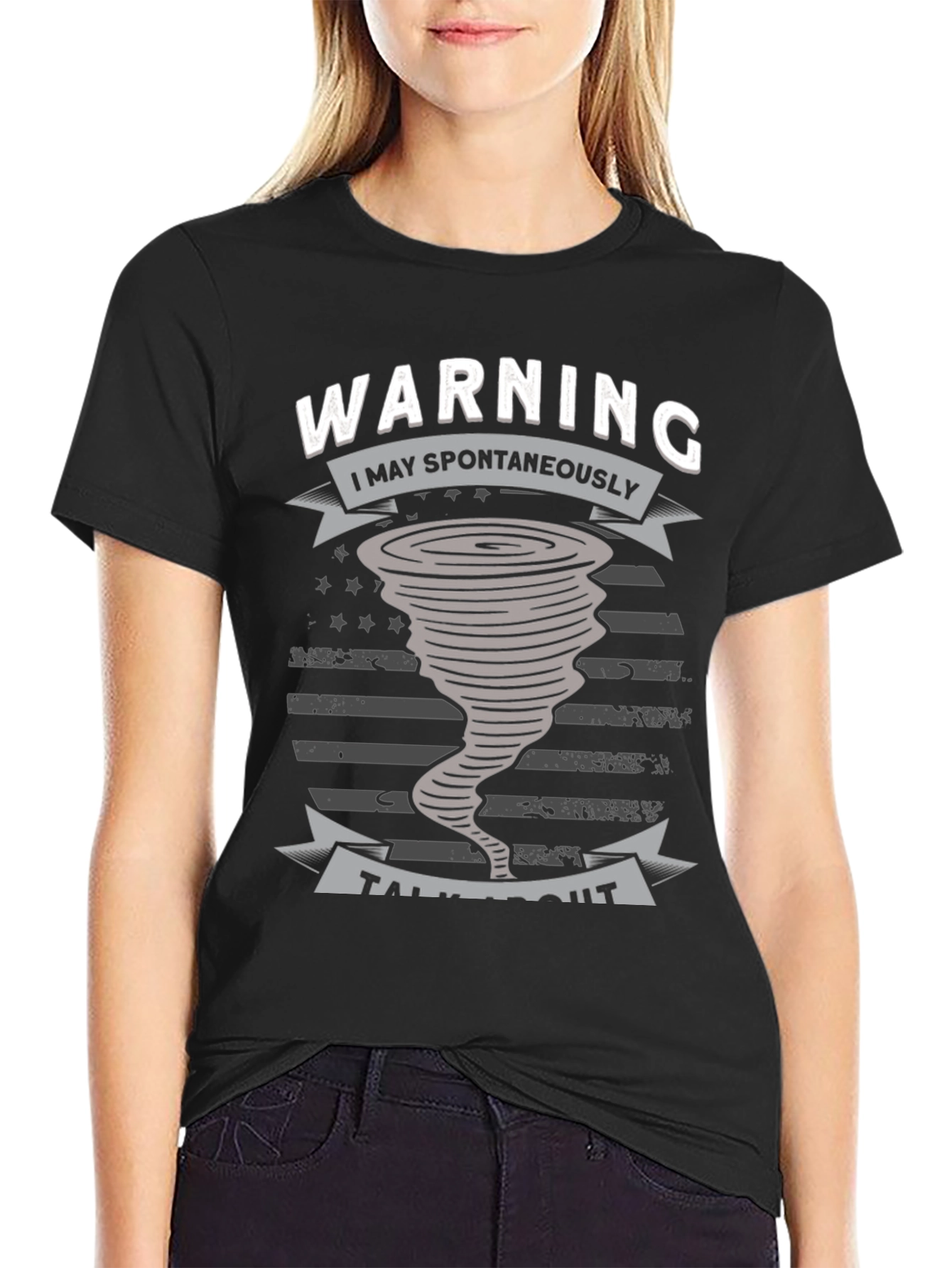 Warning I May Spontaneously Talk About Tornadoes T-Shirt