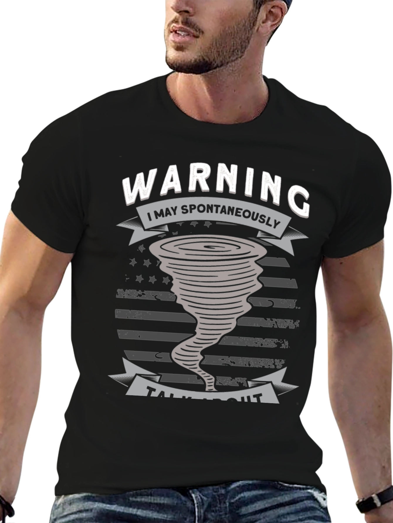 Warning I May Spontaneously Talk About Tornadoes T-Shirt