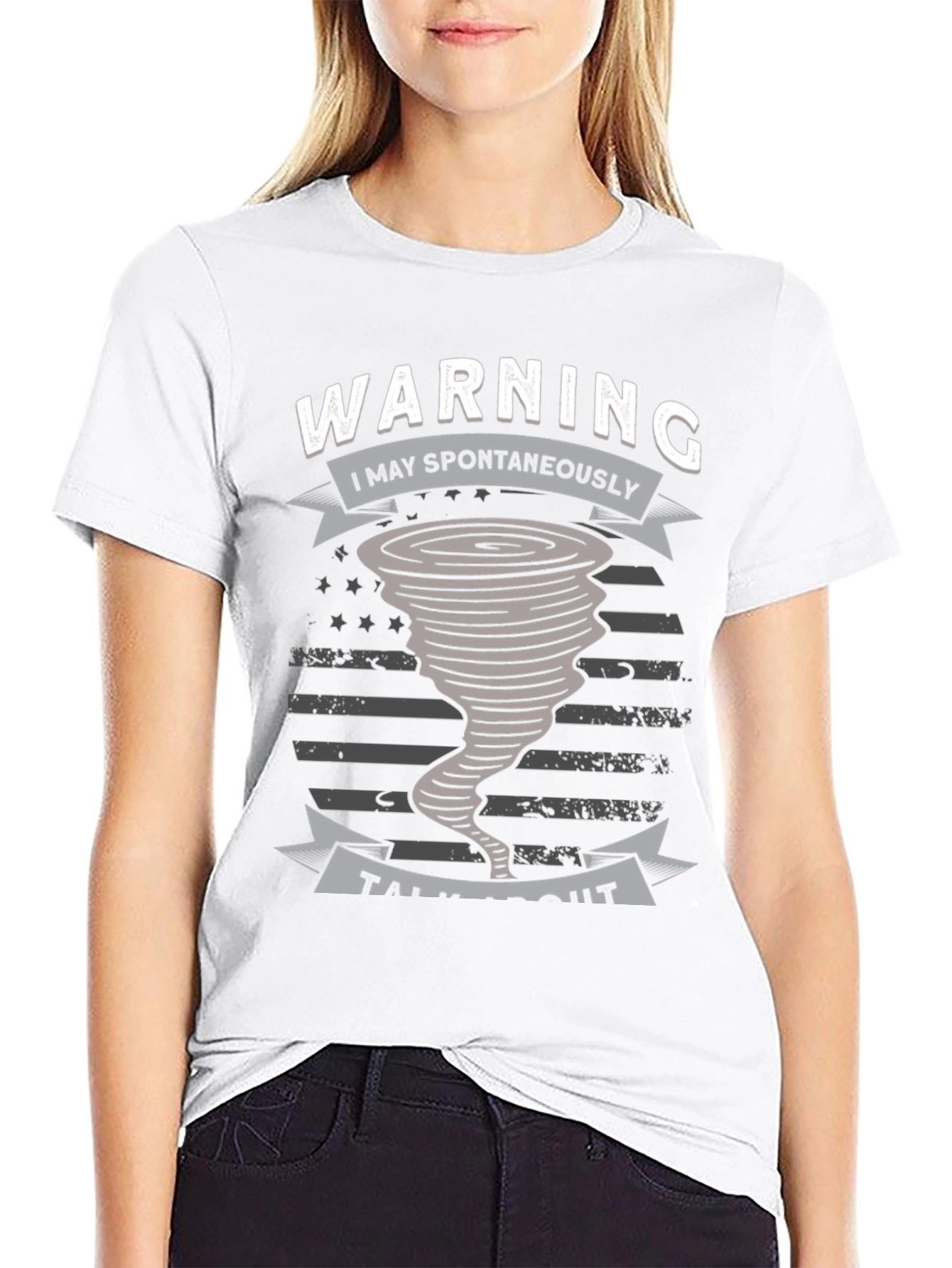 Warning I May Spontaneously Talk About Tornadoes T-Shirt