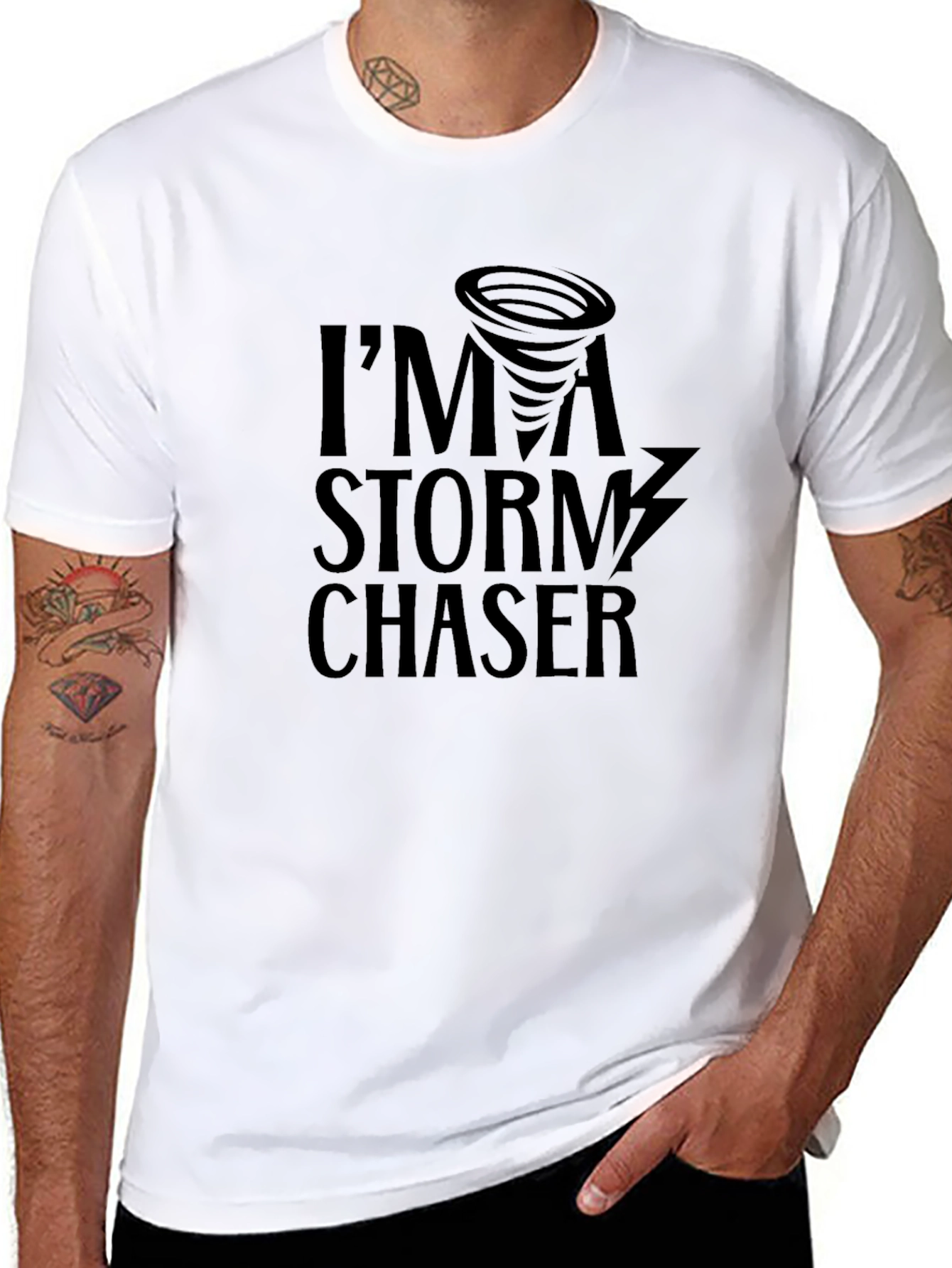 Storm Chaser Graphic Tee - Tornado Design