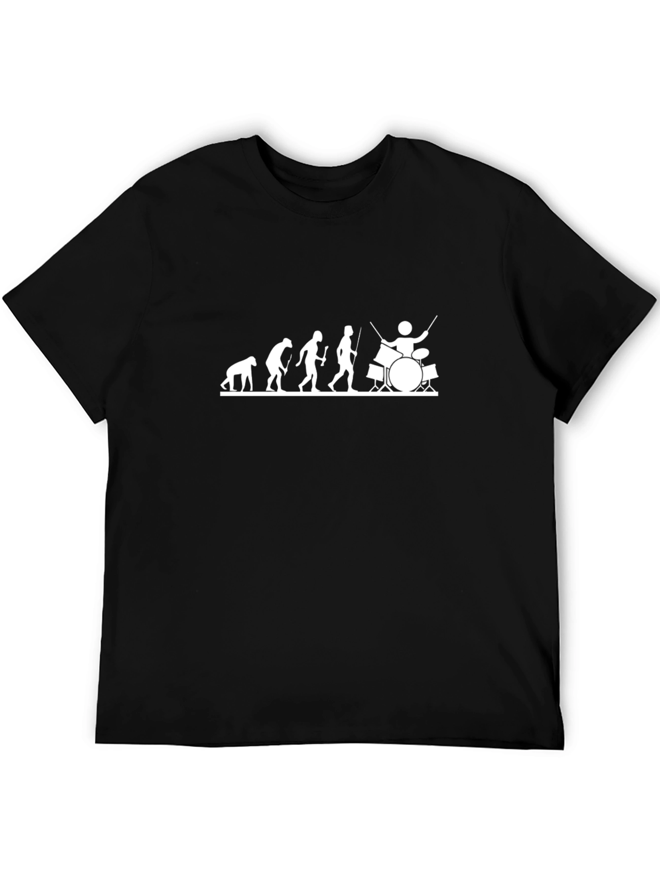 Evolution of Drummer T-Shirt - Black