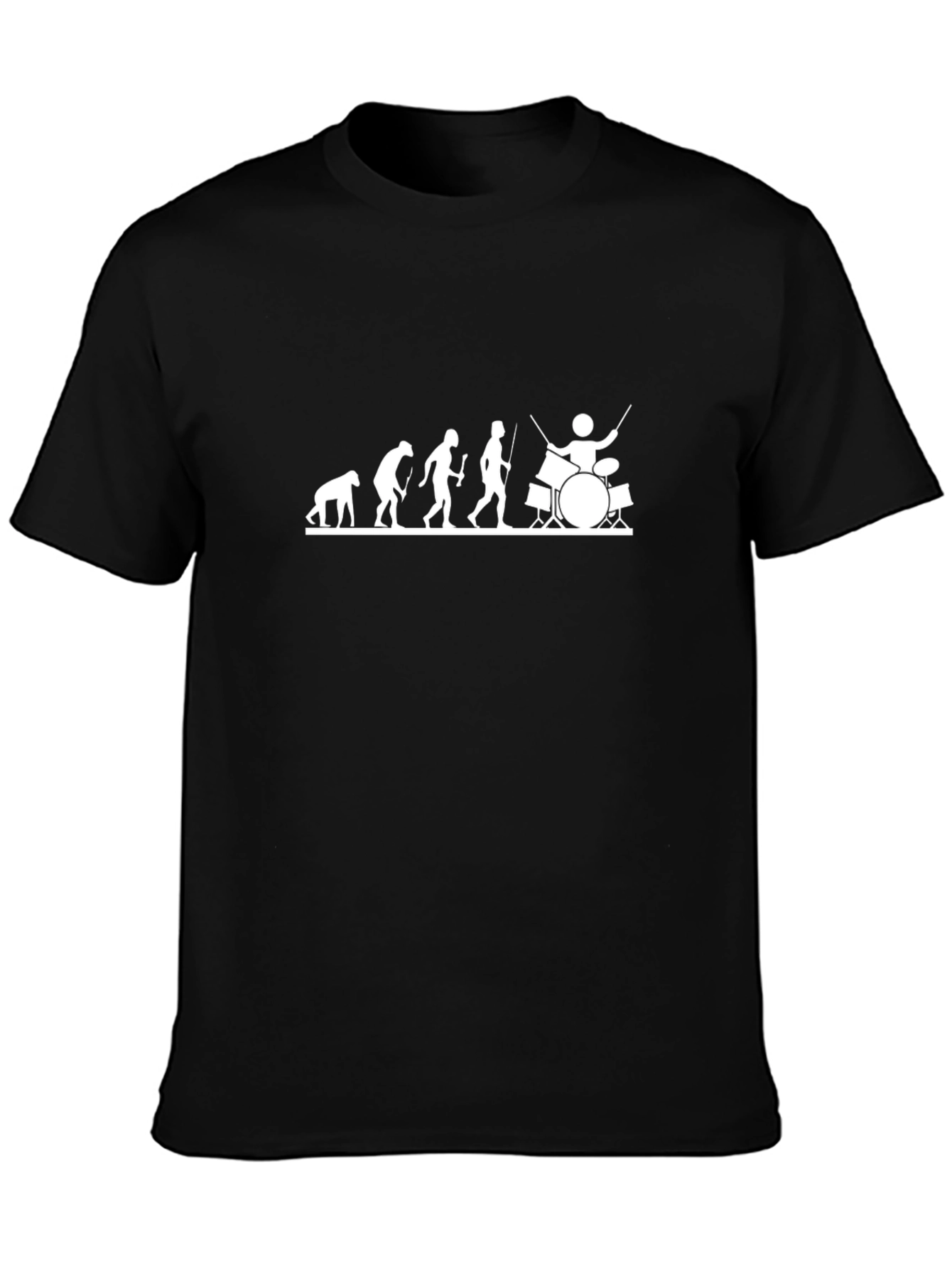 Evolution of Drummer T-Shirt - Black