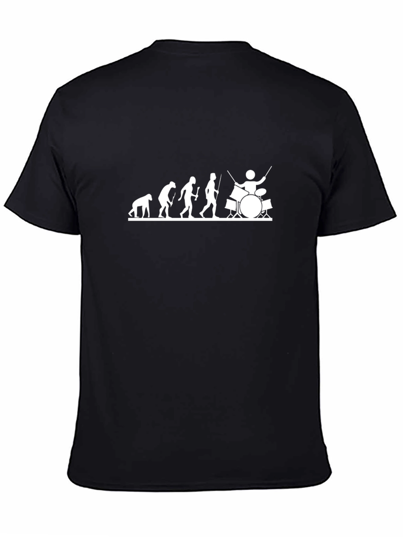Evolution of Drummer T-Shirt - Black
