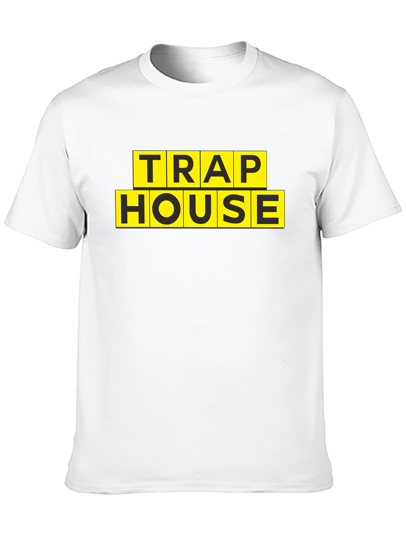 Trap House Graphic Print T-Shirt