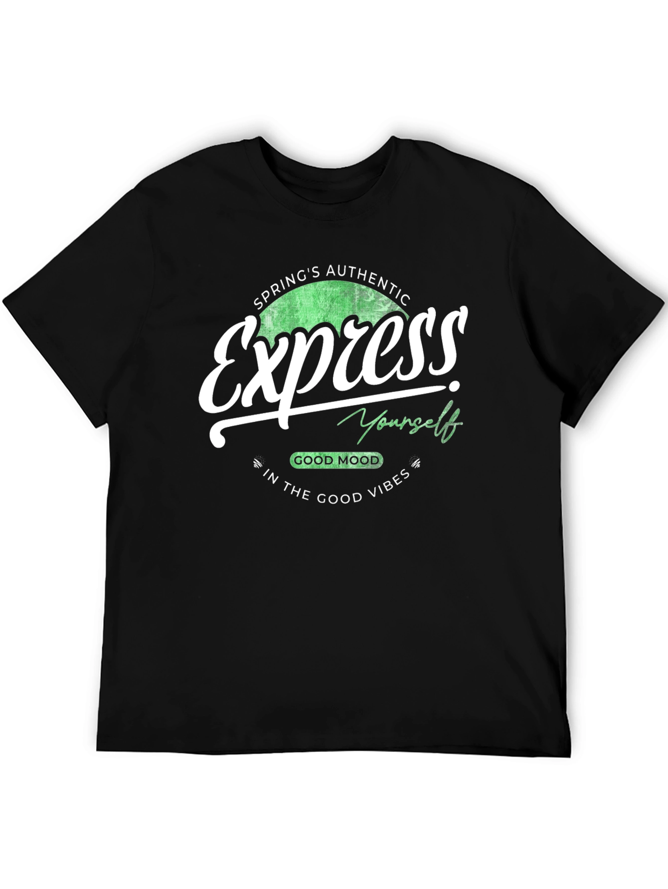Express Yourself Graphic Tee - Black