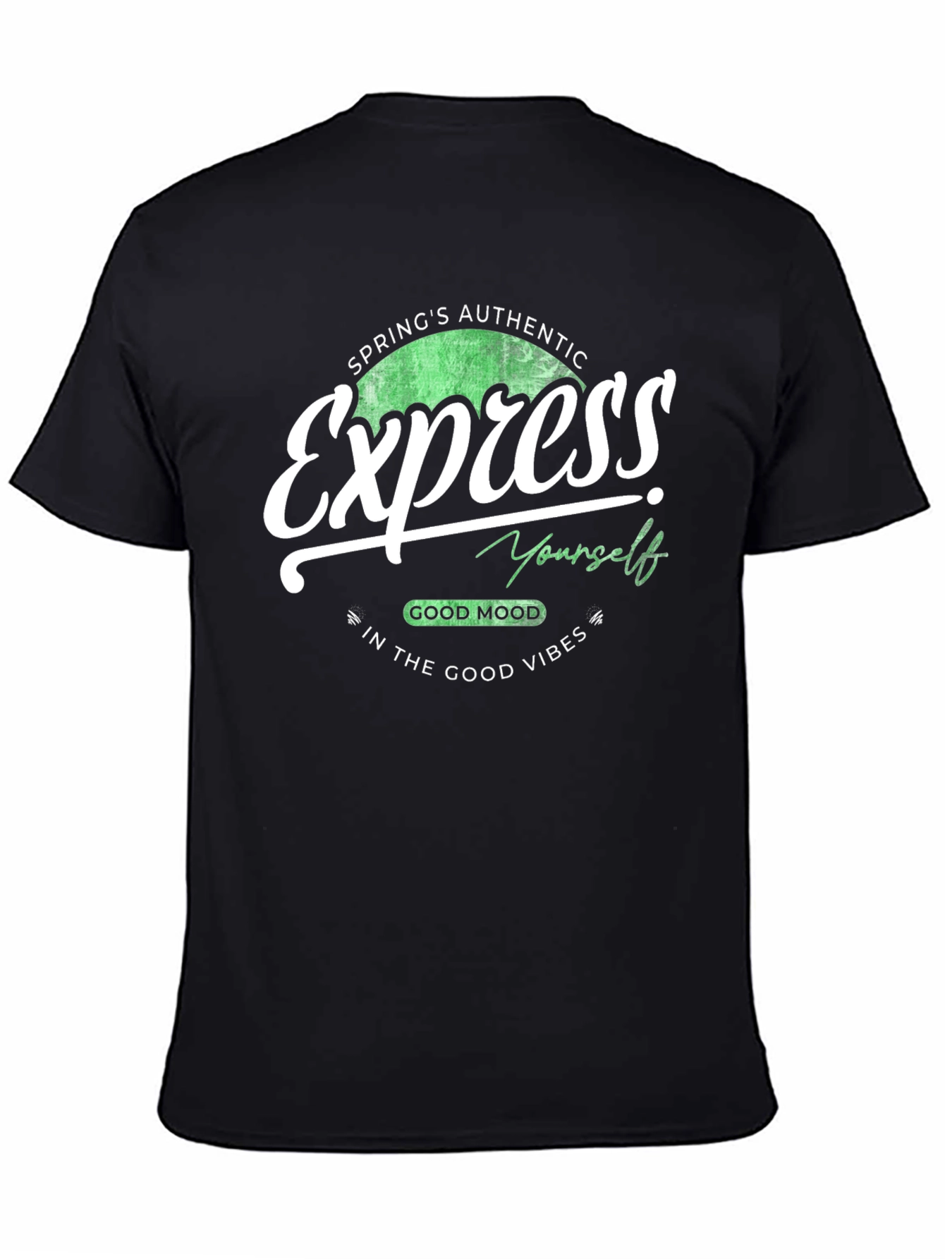 Express Yourself Graphic Tee - Black