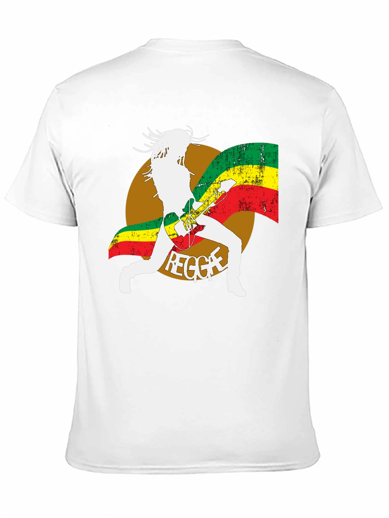 Reggae Guitar Player Graphic T-Shirt