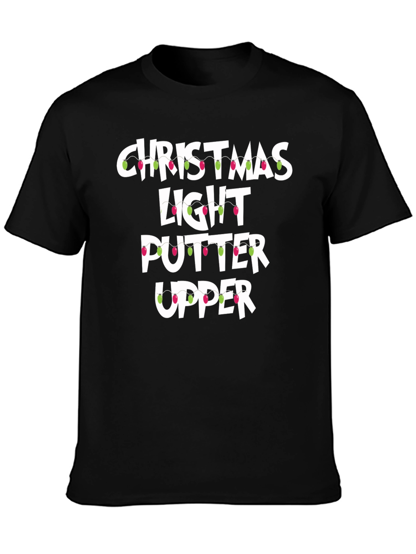 Christmas Light Putter Upper T-Shirt