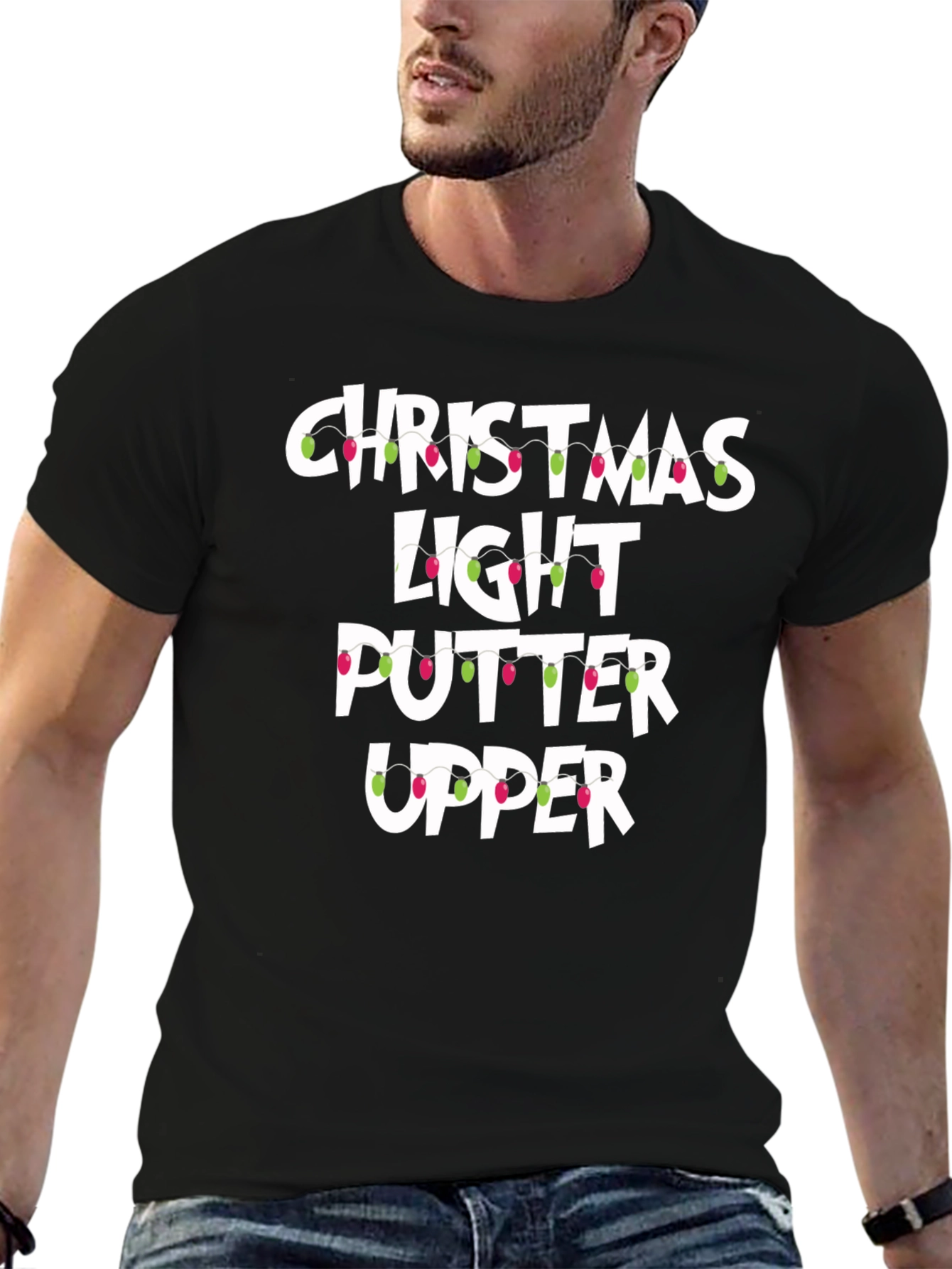 Christmas Light Putter Upper T-Shirt