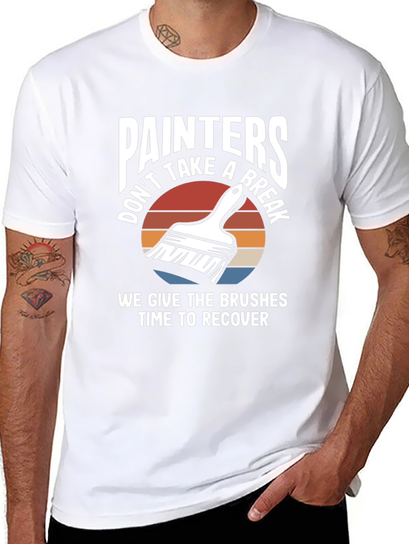 Painters Dont Take A Break Funny Painting T-Shirt