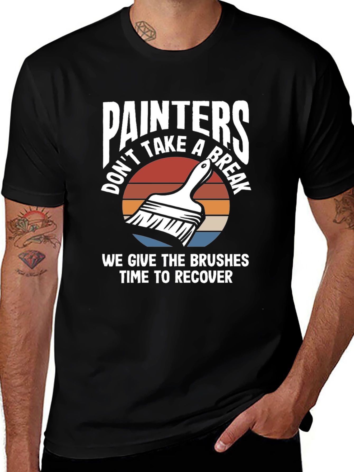 Painters Dont Take A Break Funny Painting T-Shirt