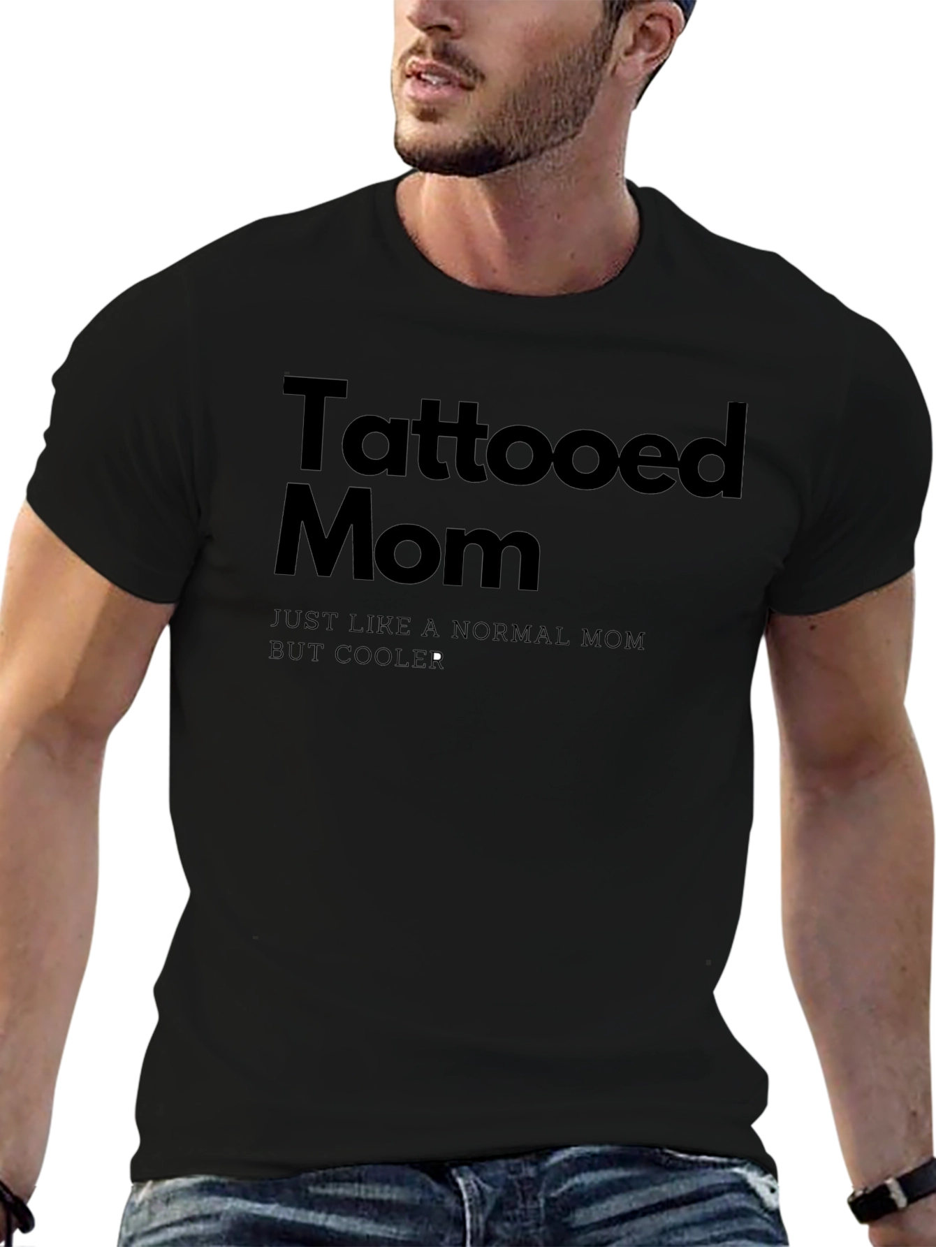 Tattooed Mom - Black T-Shirt