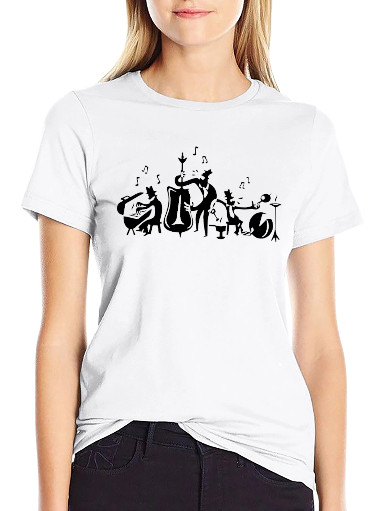 Black Jazz Band T-Shirt