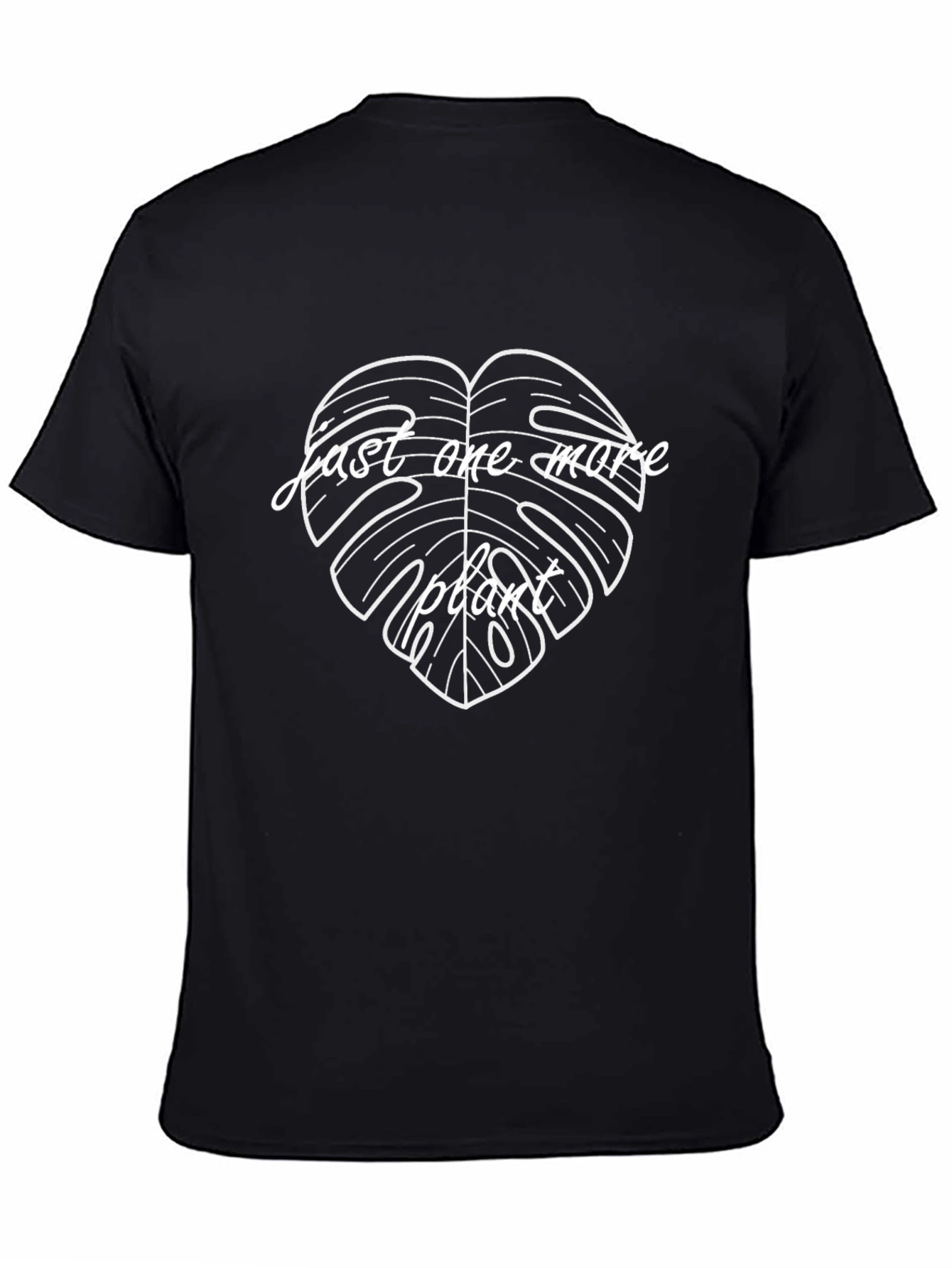 Just One More Plant Graphic Tee - Black
